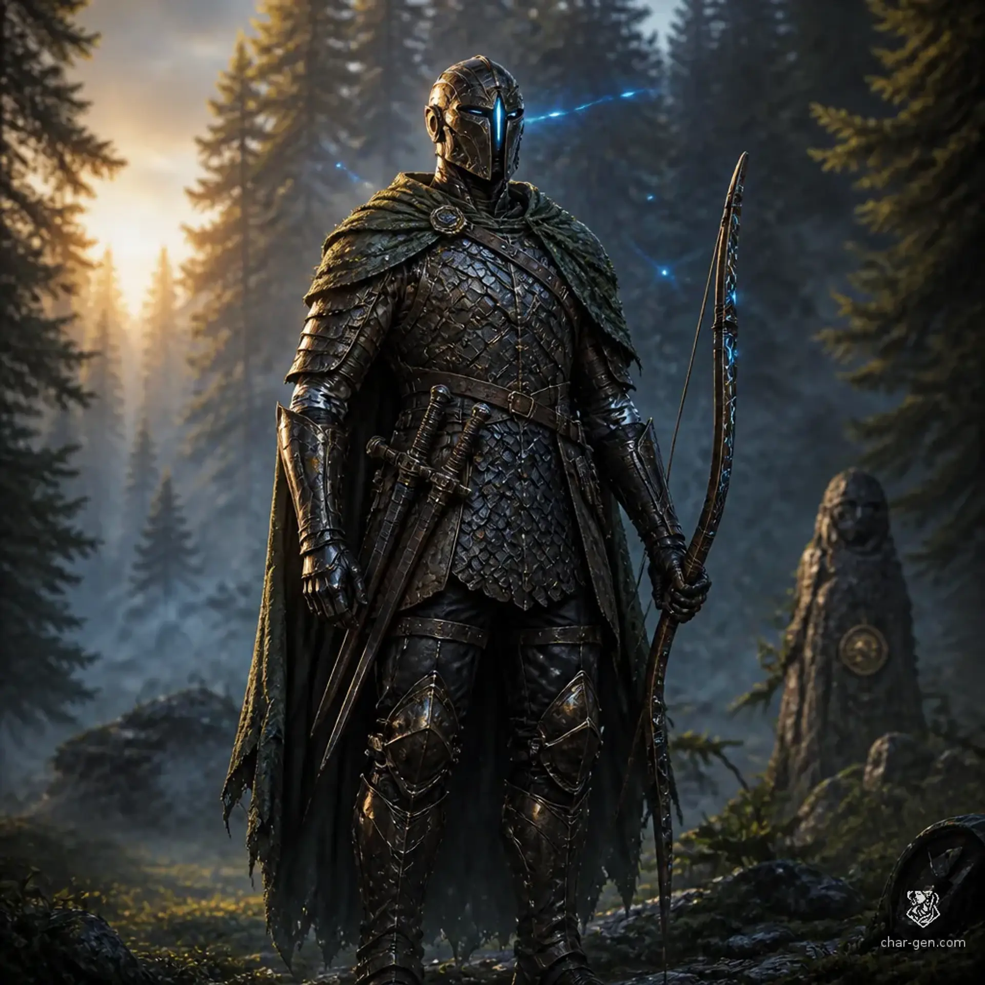 Sentry - AI-generated fantasy Character