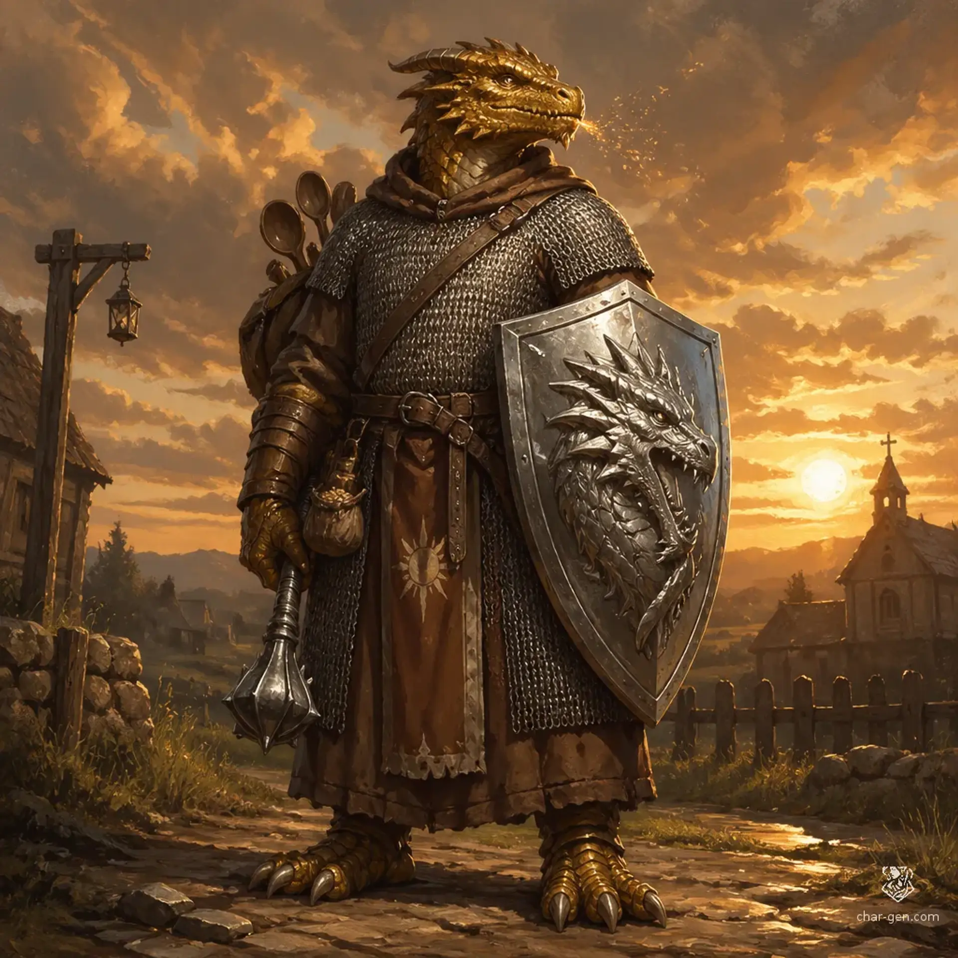 Ignis Veraxis - AI-generated fantasy Character