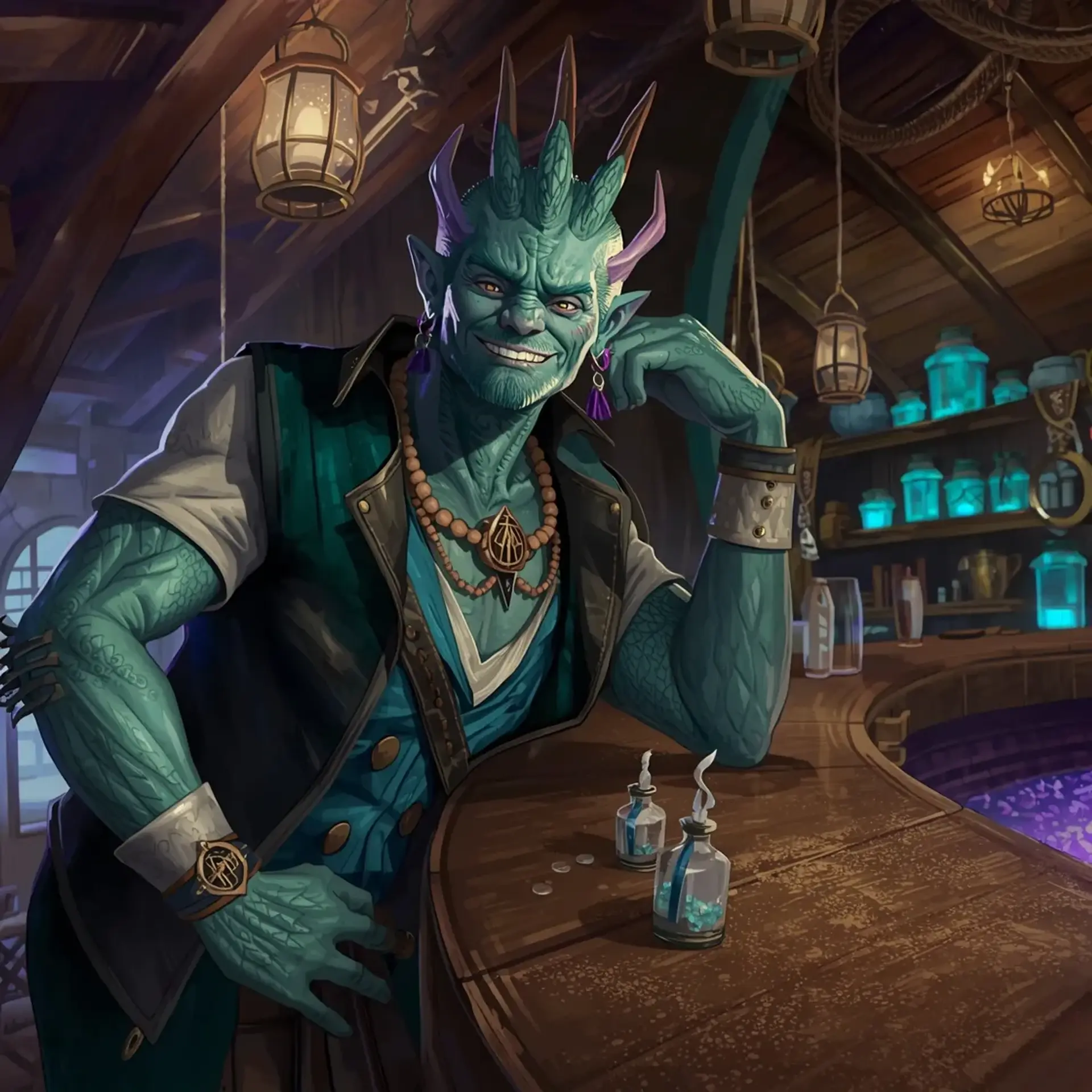 Salted Keel - AI-generated fantasy Tavern