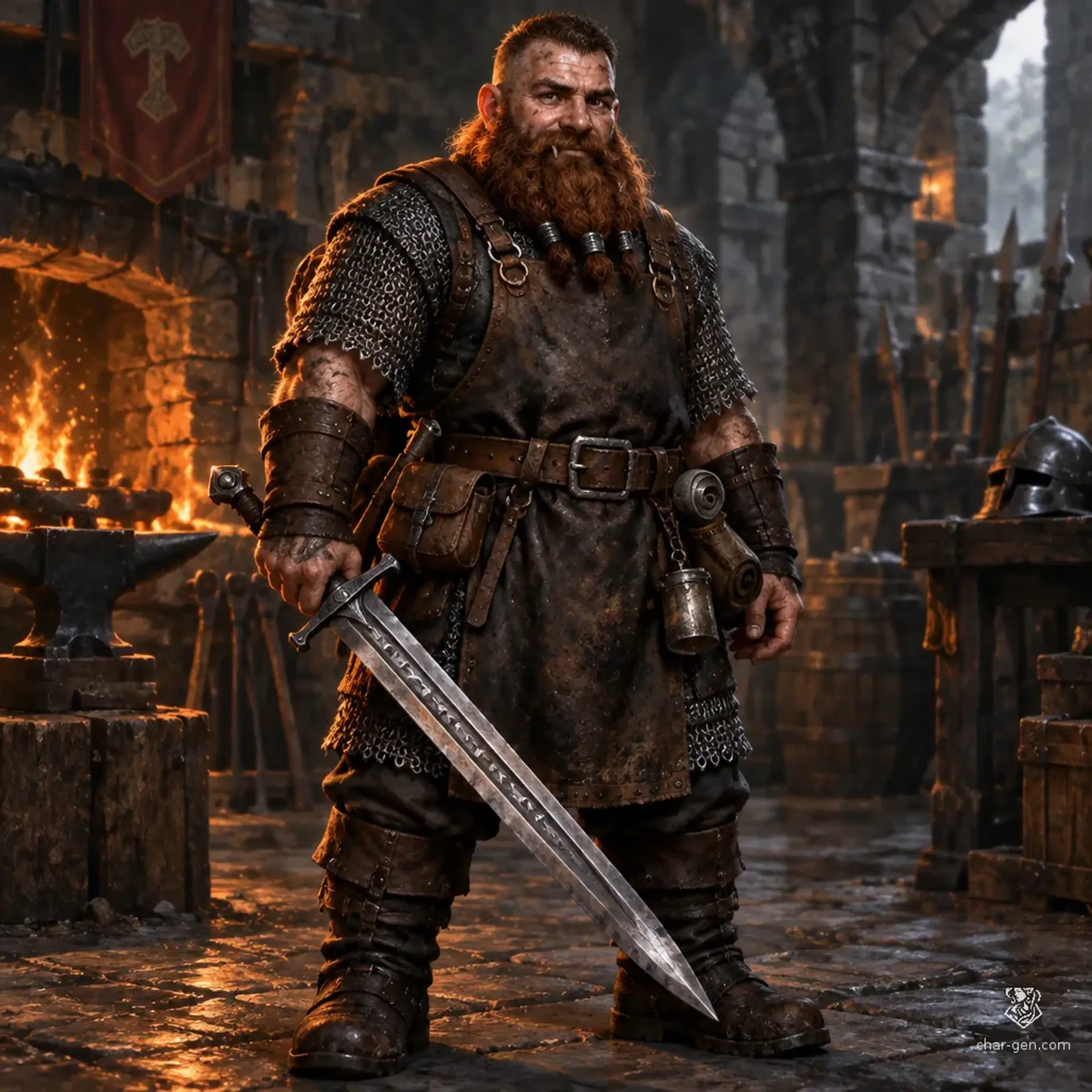 Ngrud - AI-generated fantasy Character