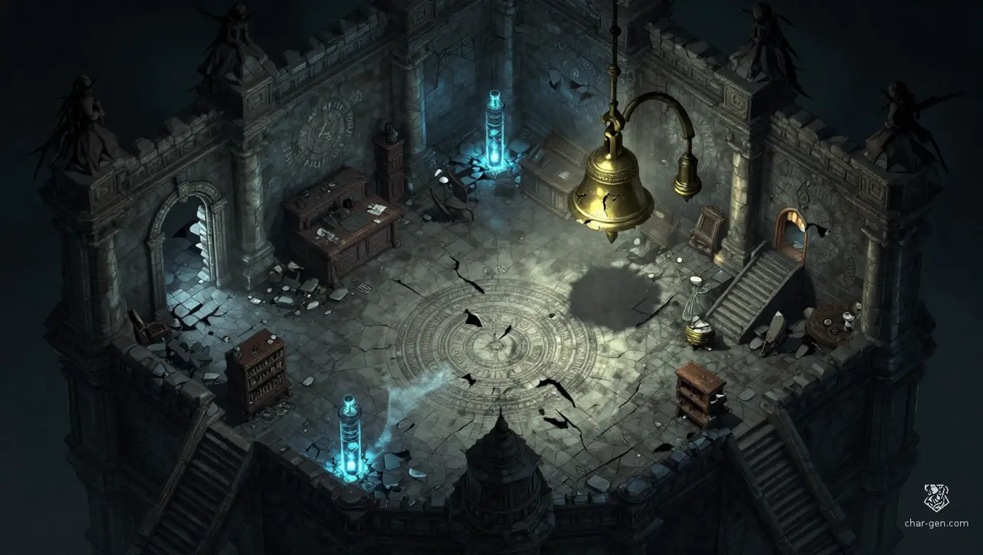 Keep the Aberrations from Ringing the Bell - AI-generated fantasy Encounter
