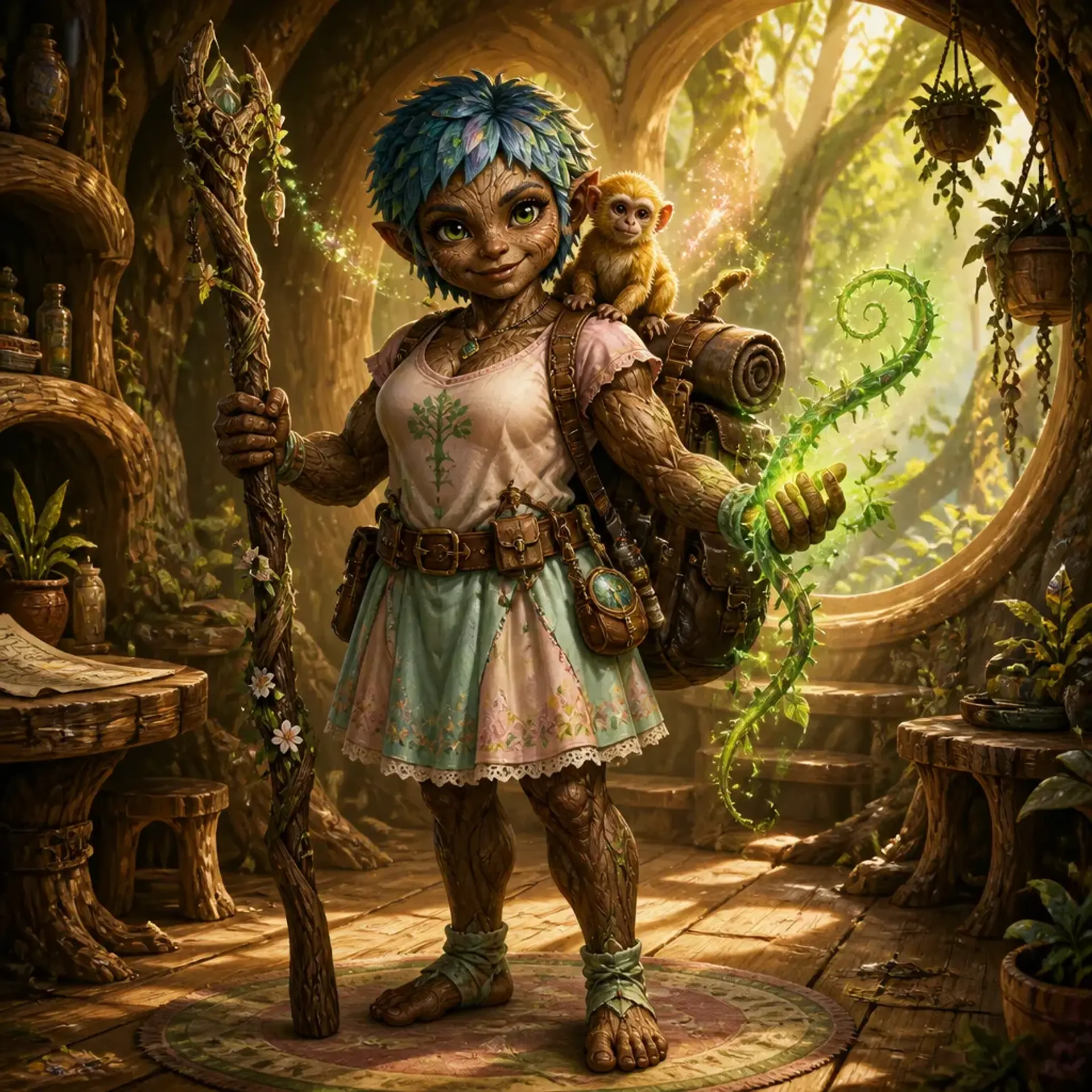 Bethany Summer Rowen - AI-generated fantasy Character