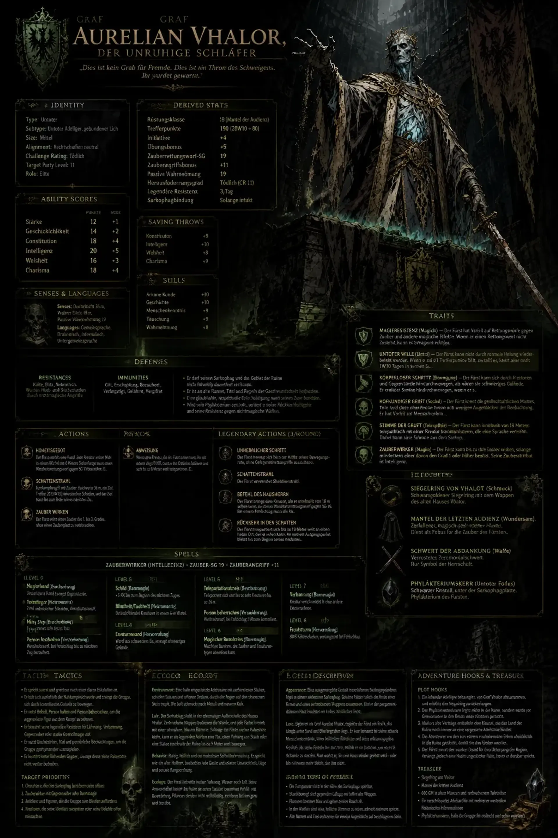Monster Sheet