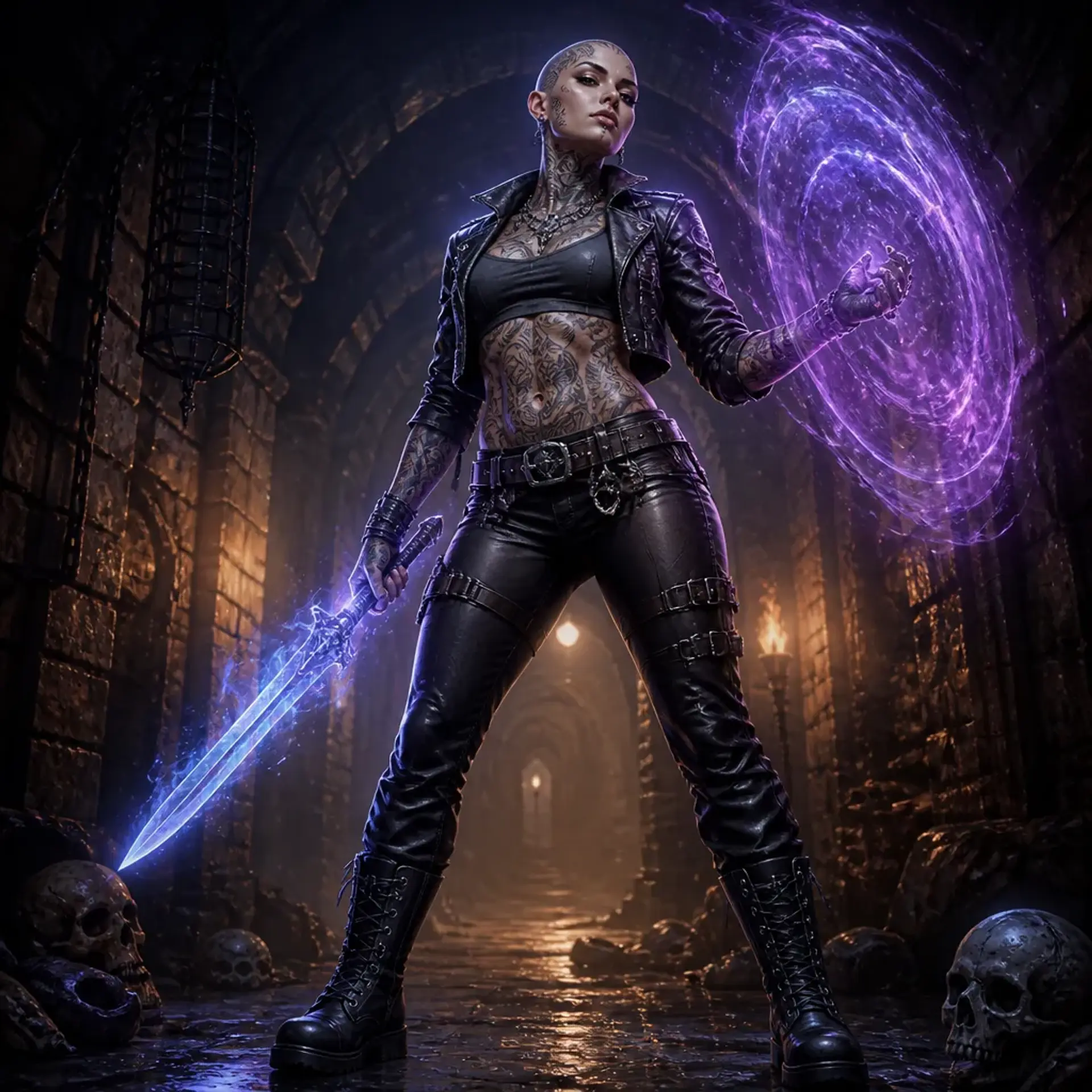 Vexa Vale - AI-generated fantasy Character
