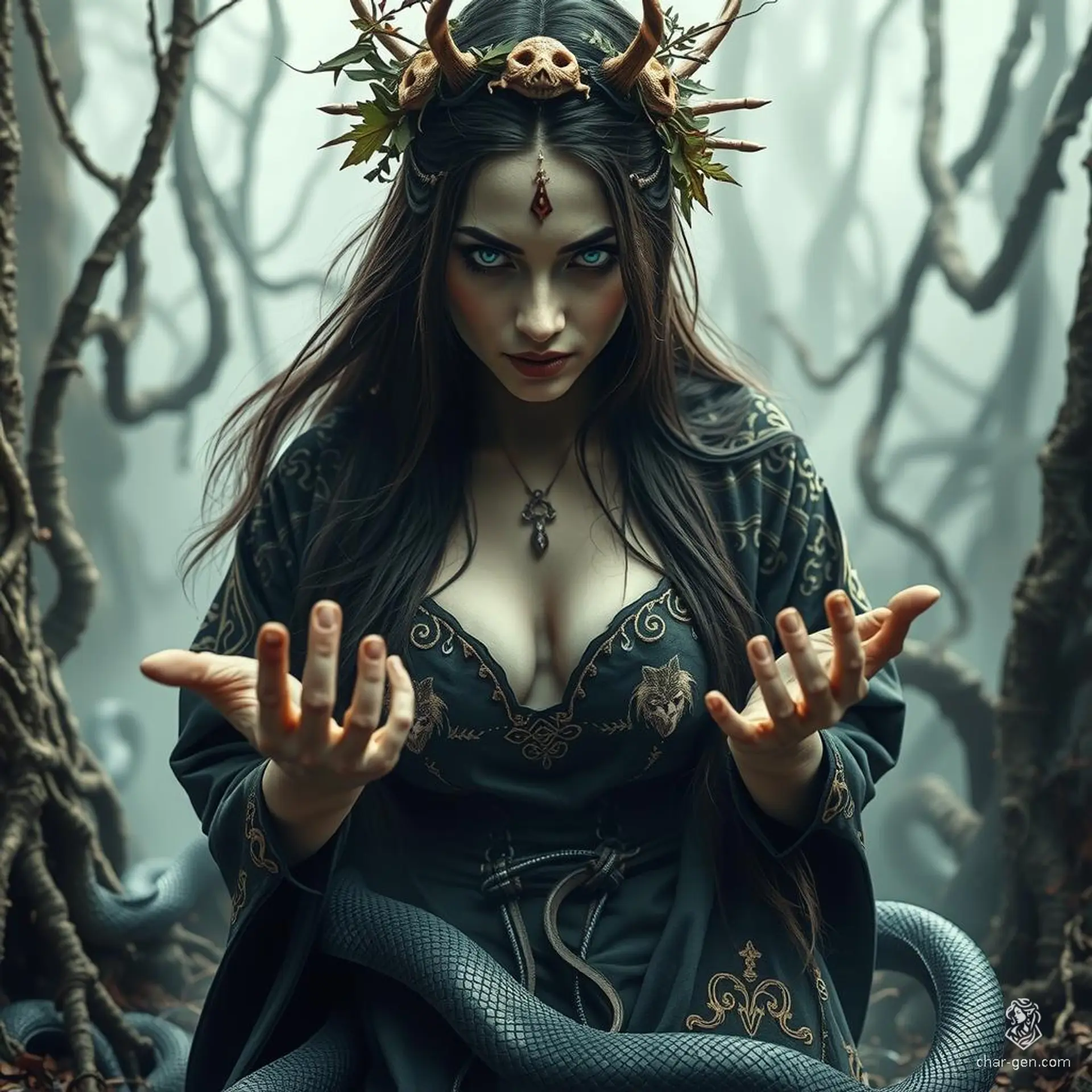 A mysterious enigma, this fantasy character embodies the essence of the unknown. They exist in the void between worlds, unfathomable and indescribable, influencing destinies from the shadows without ever truly revealing themselves. Their presence is felt, but never seen.