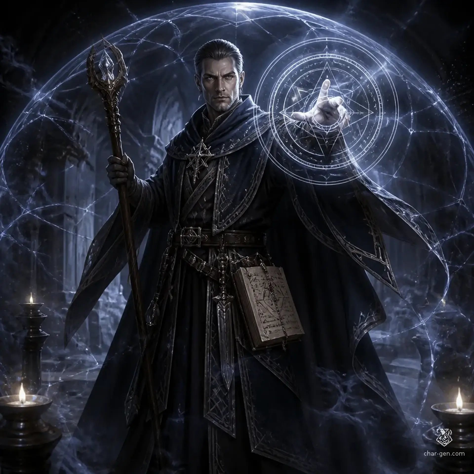 Kael Draven - AI-generated fantasy Character