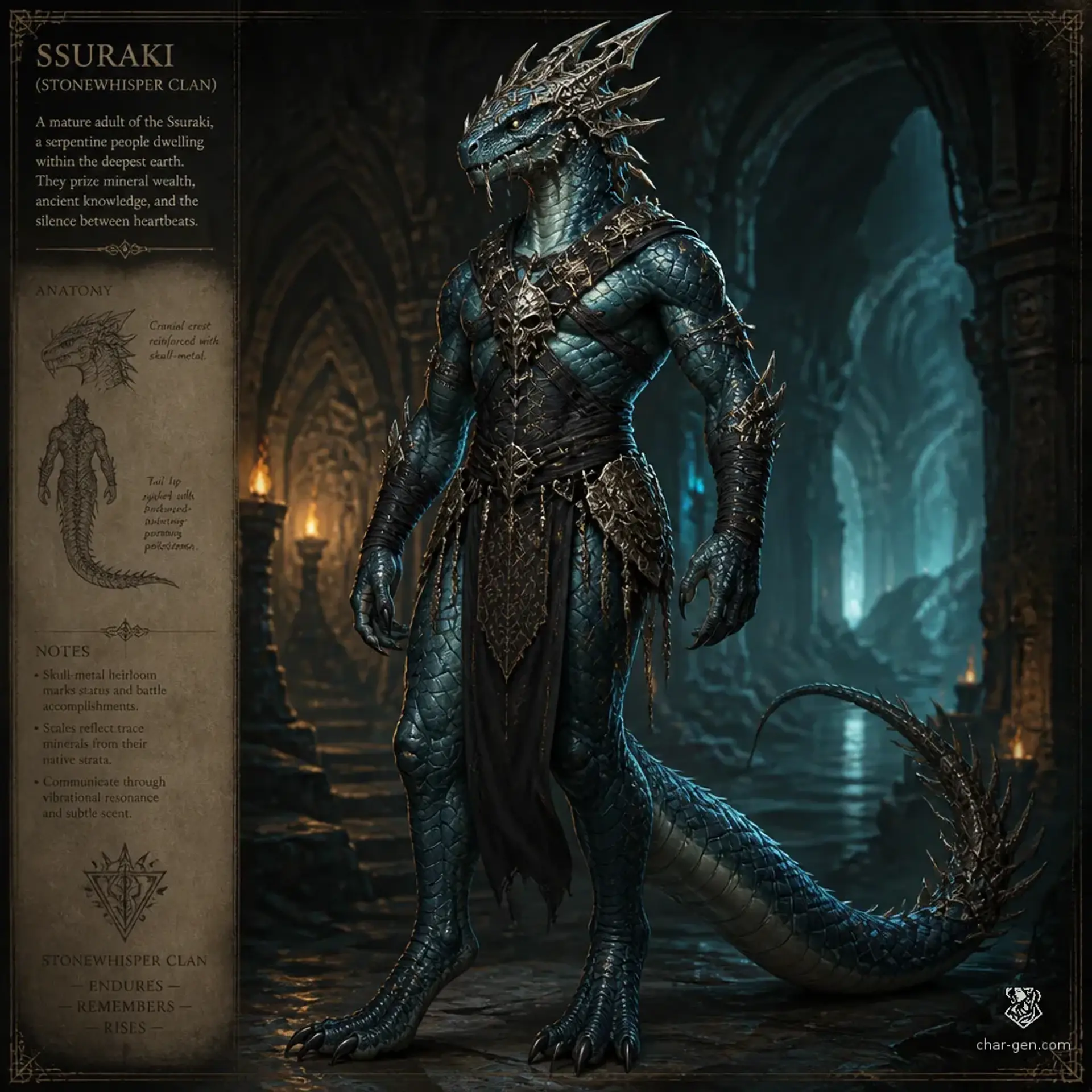 Veyrathi - AI-generated fantasy Species