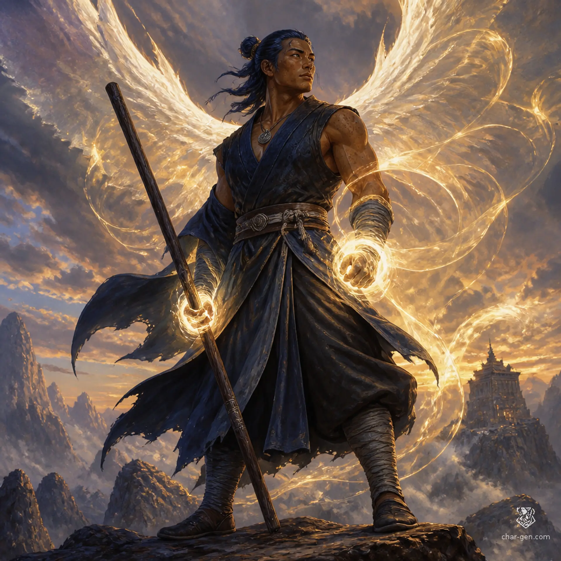 Sol - AI-generated fantasy Character