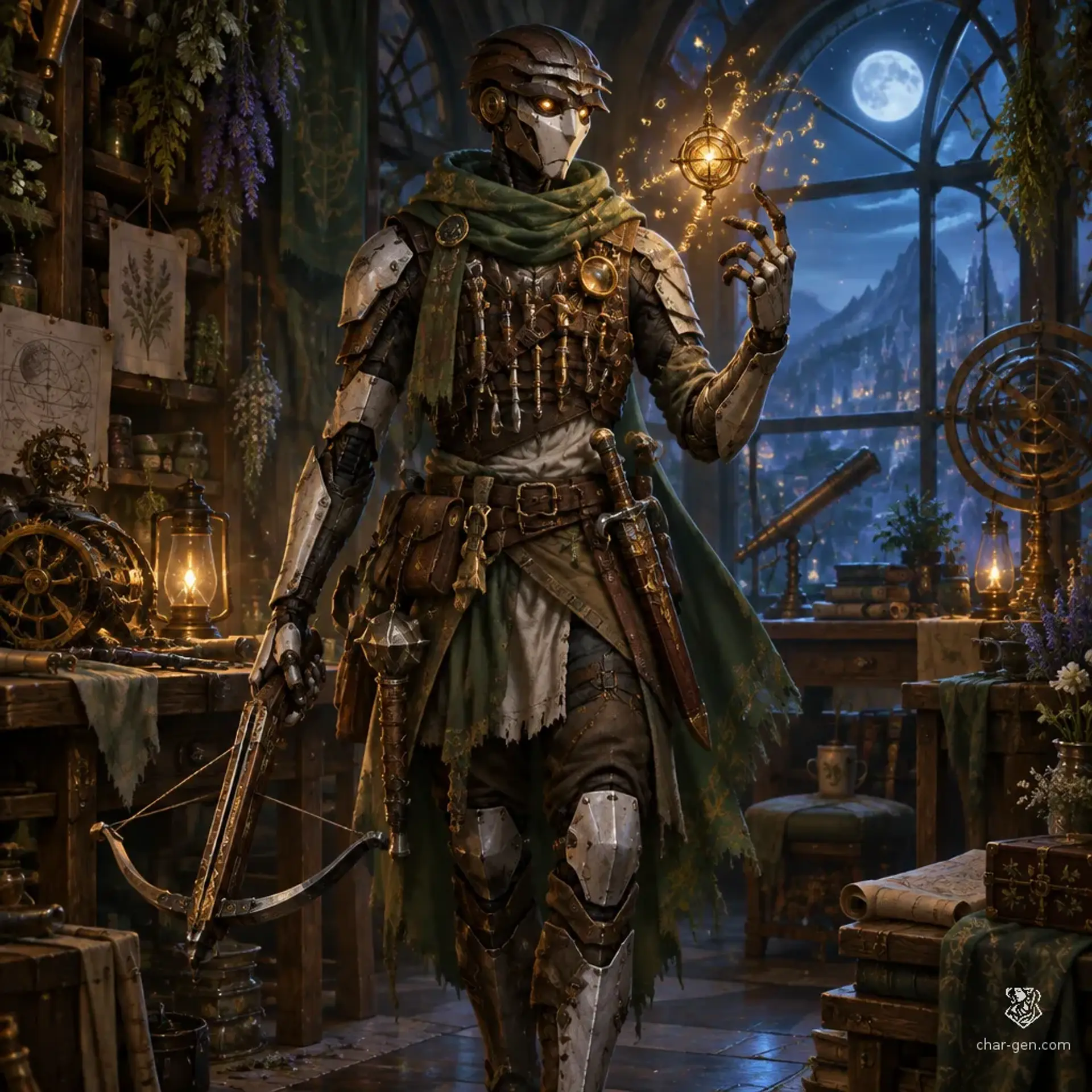 Kesh Nabat - AI-generated fantasy Character