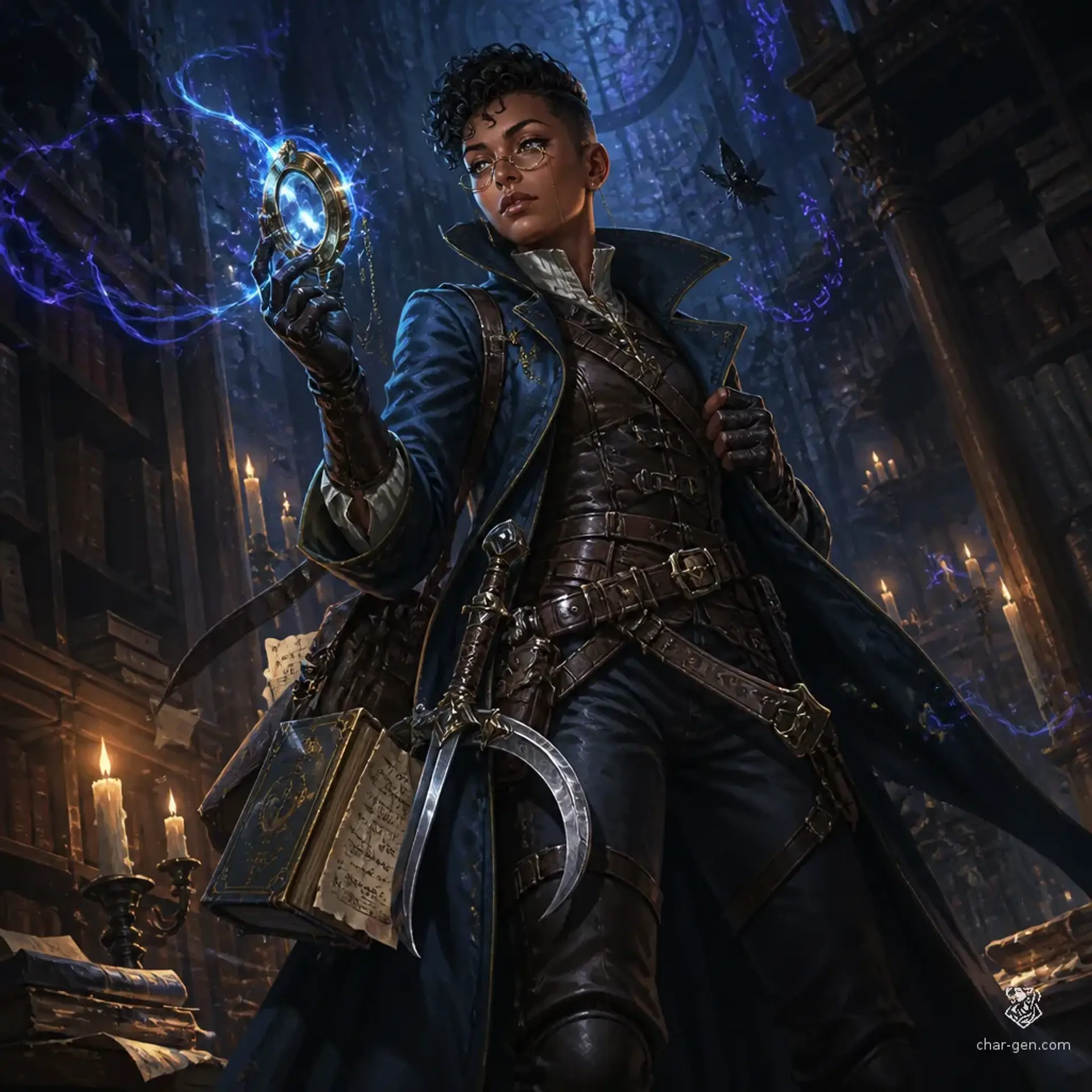Neris Qadri - AI-generated fantasy Character