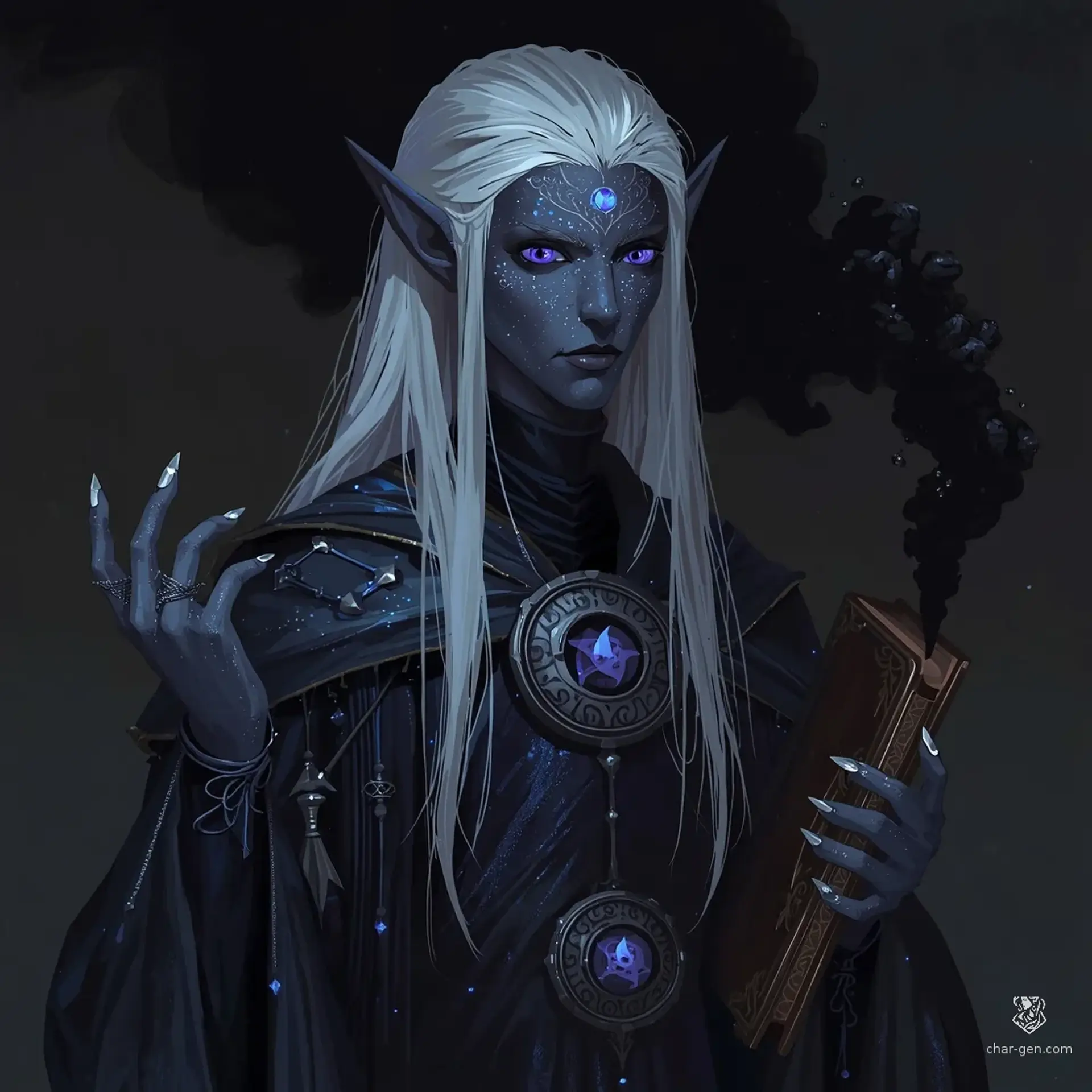 Valerius Xiloscient - AI-generated fantasy NPC