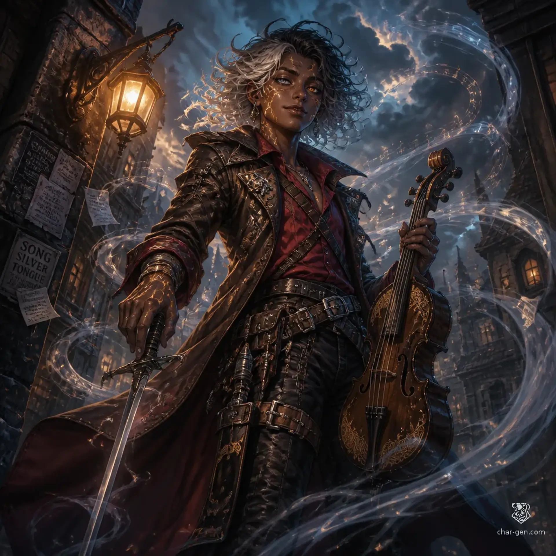 Gemini Jones - AI-generated fantasy Character
