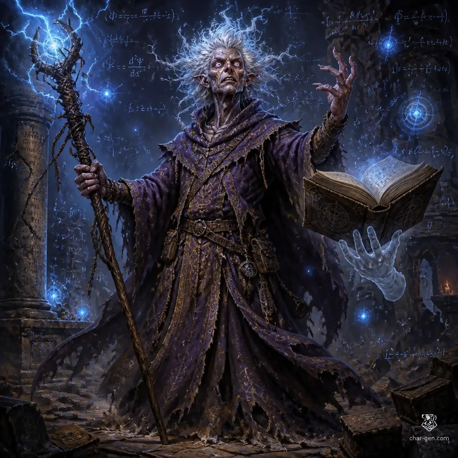 Demens - AI-generated fantasy Character