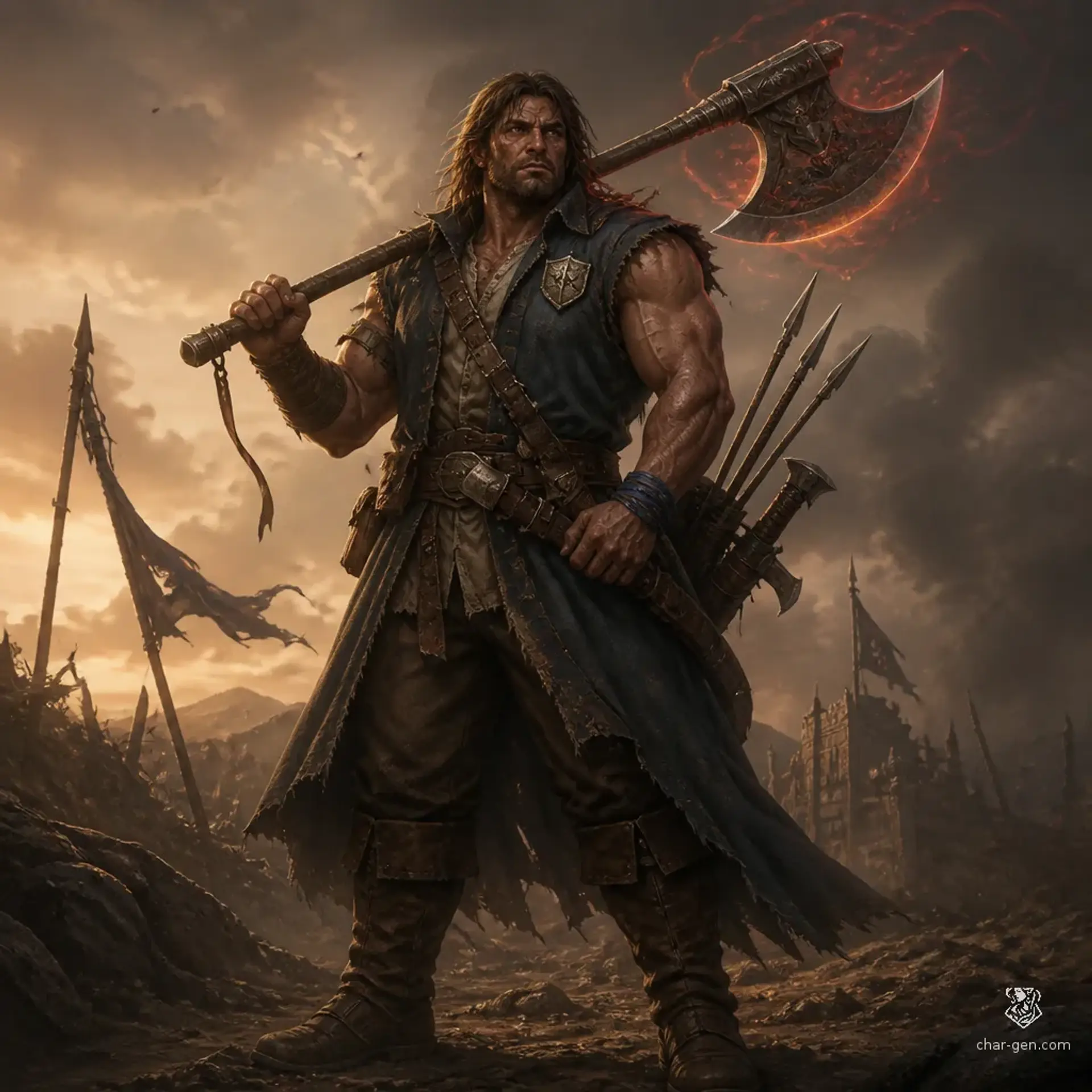 Shaggy - AI-generated fantasy Character