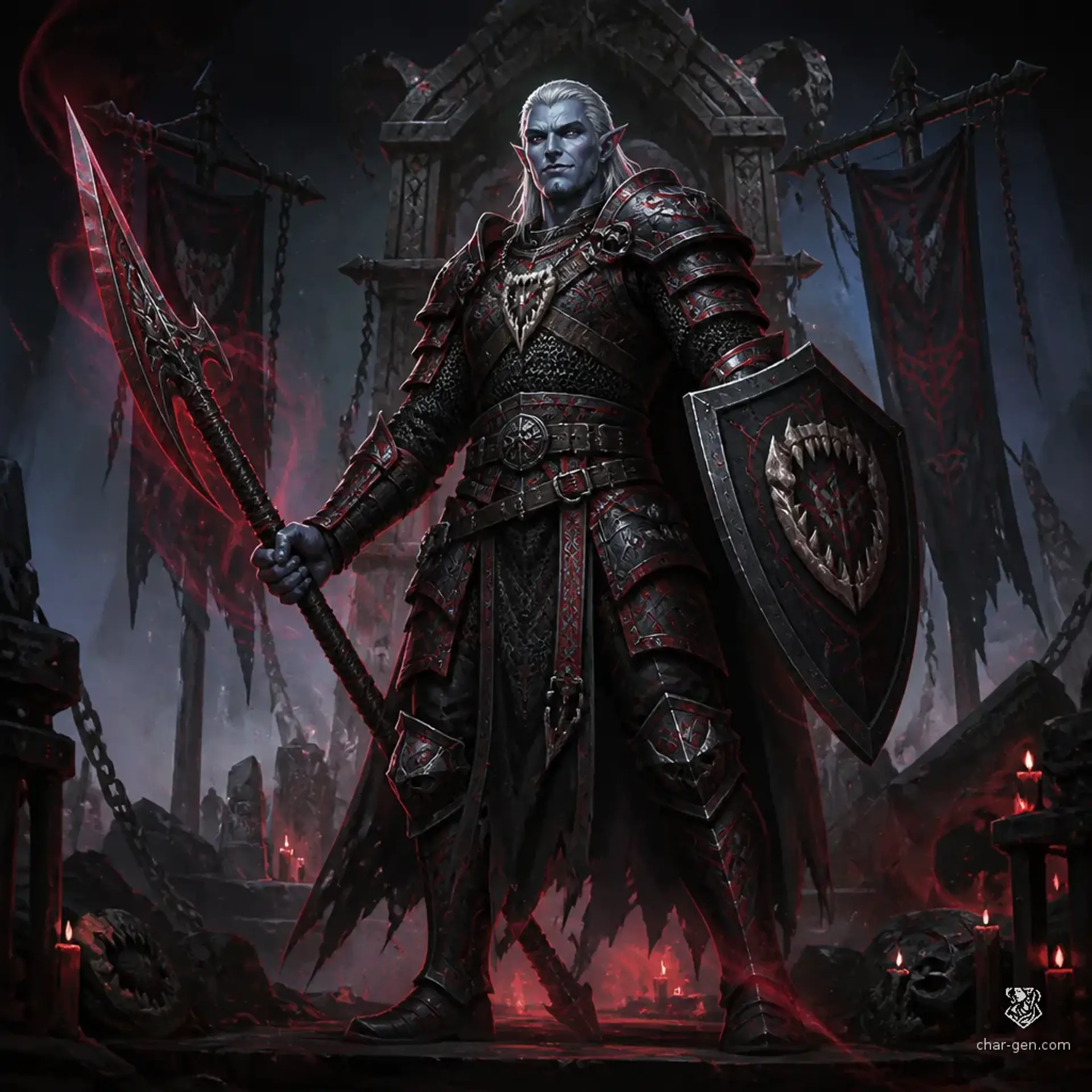Varkhuz Ogbemir - AI-generated fantasy Character