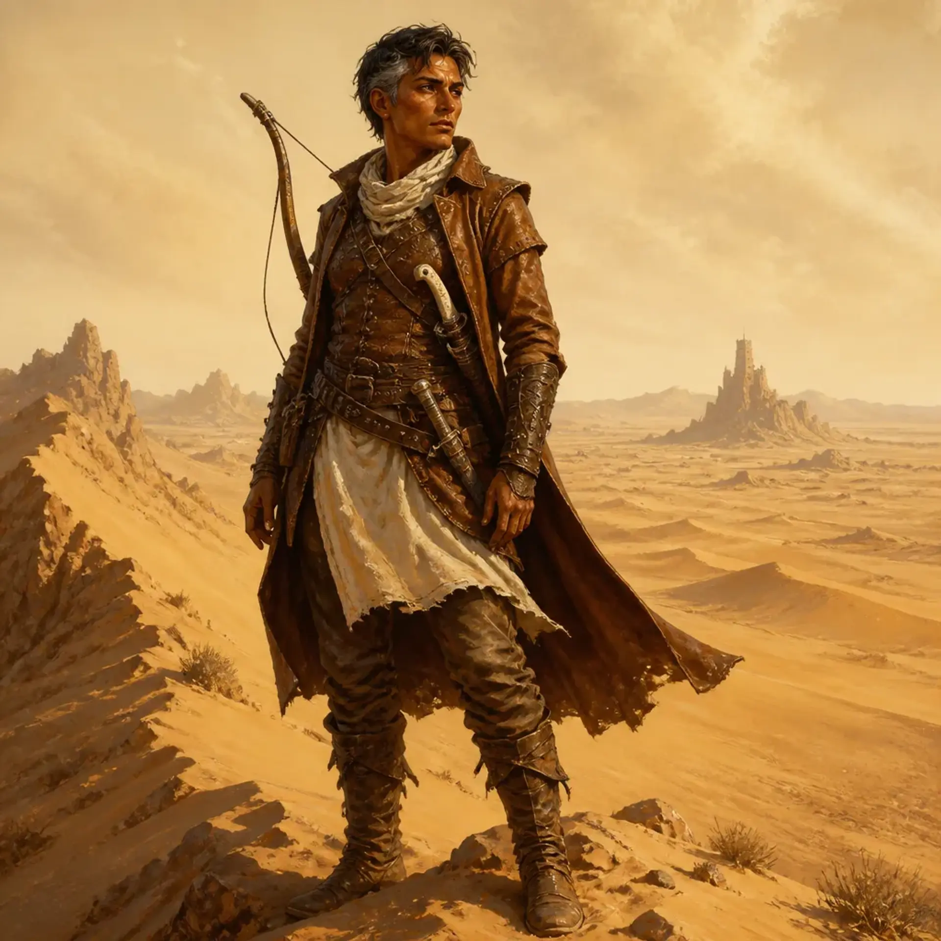 Morgan - AI-generated fantasy Character