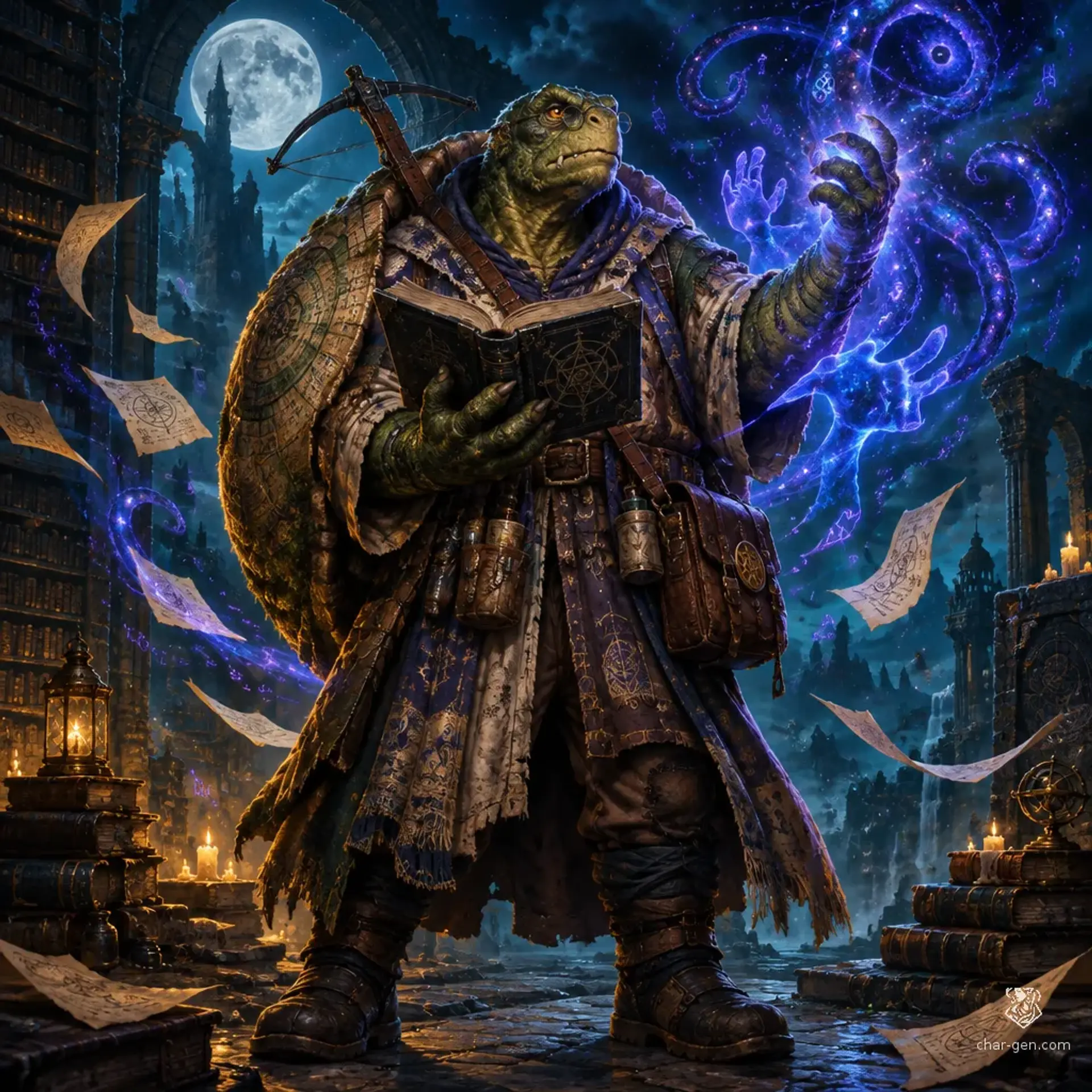 Sheldon - AI-generated fantasy Character