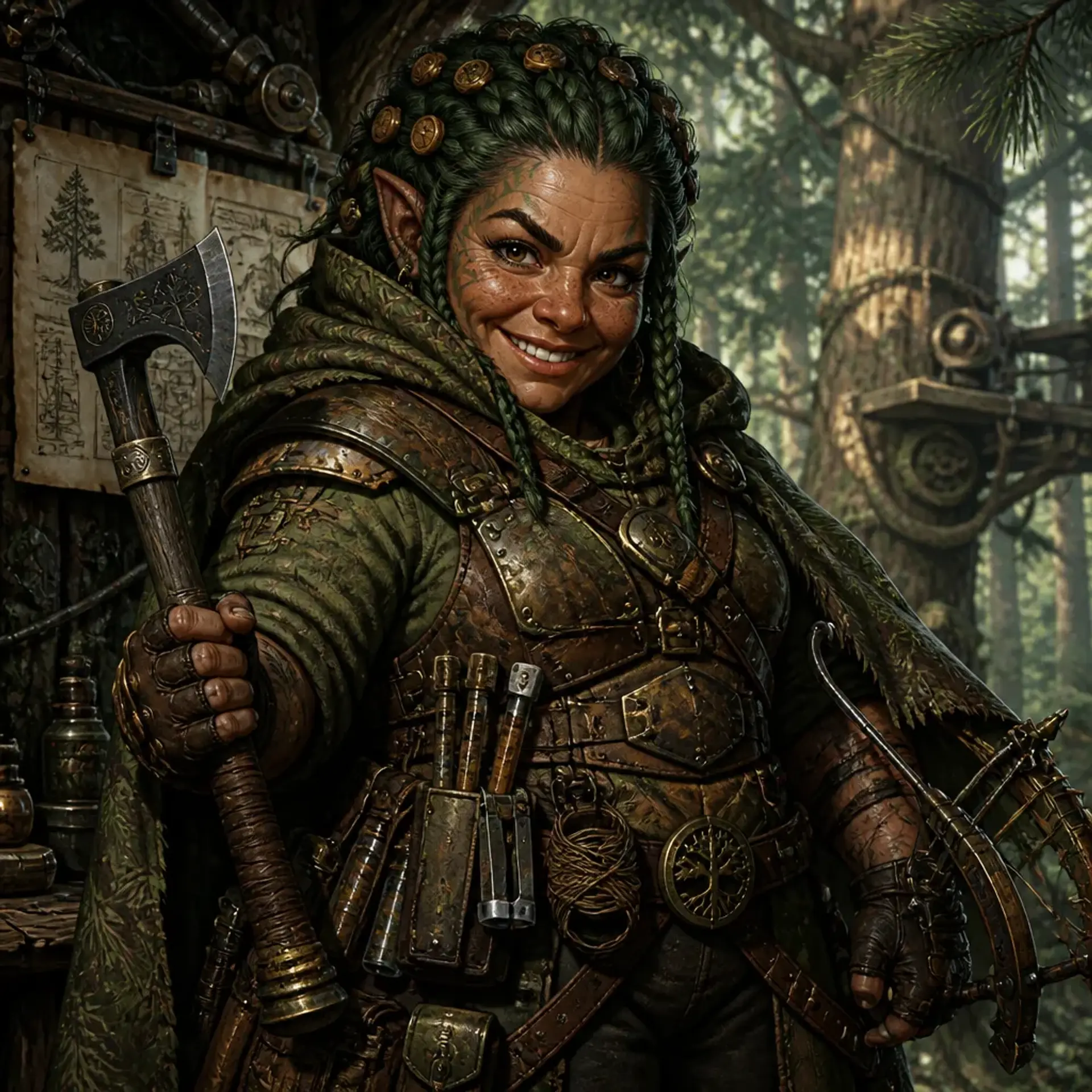 Gearwarden Talla Green-Root