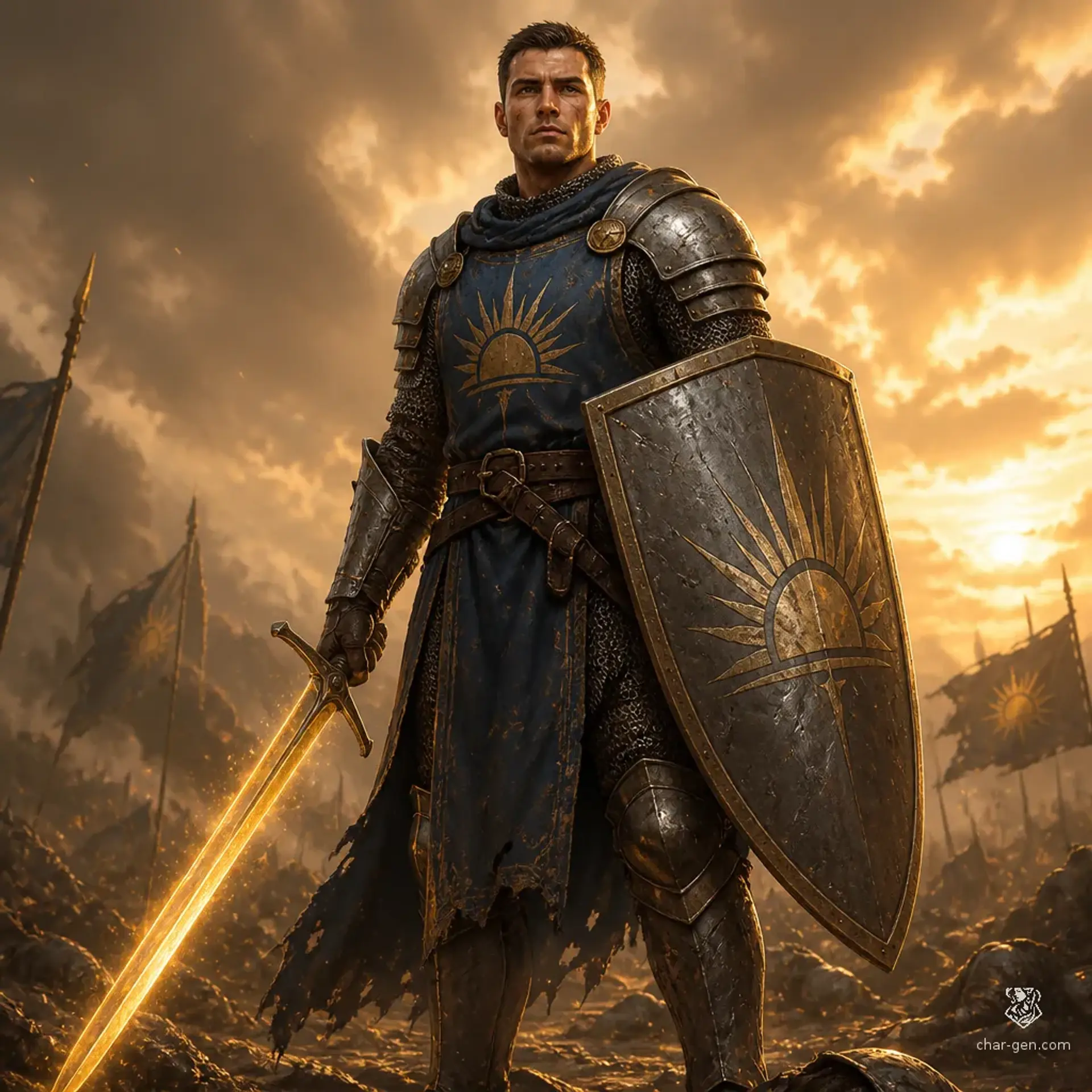 Kaelen Vance - AI-generated fantasy Character