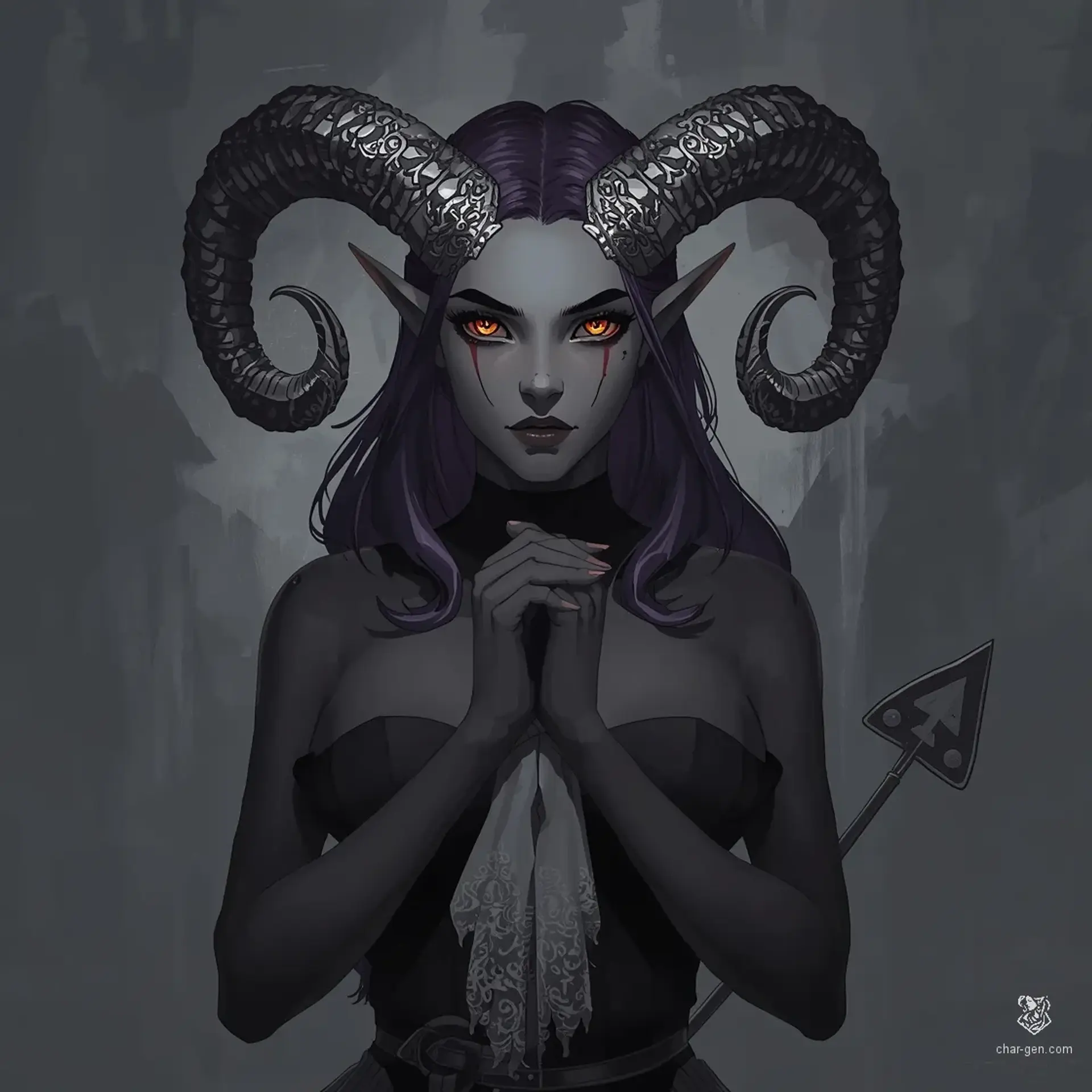 Baroness Valeriane Thorne-Karys - AI-generated fantasy NPC