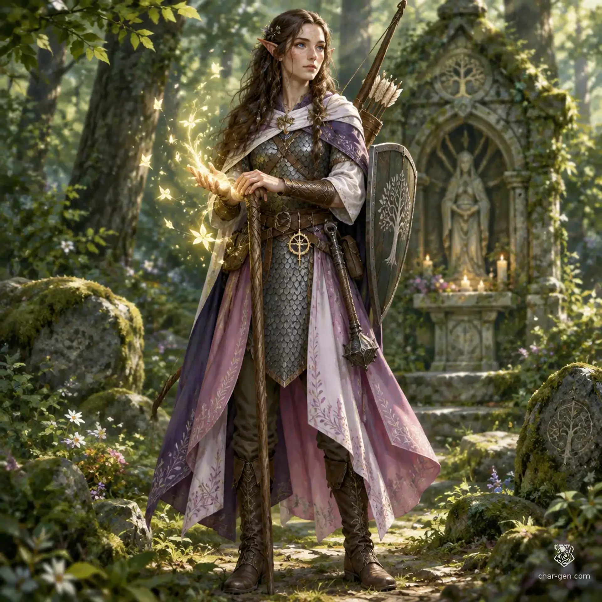 Athela - AI-generated fantasy Character