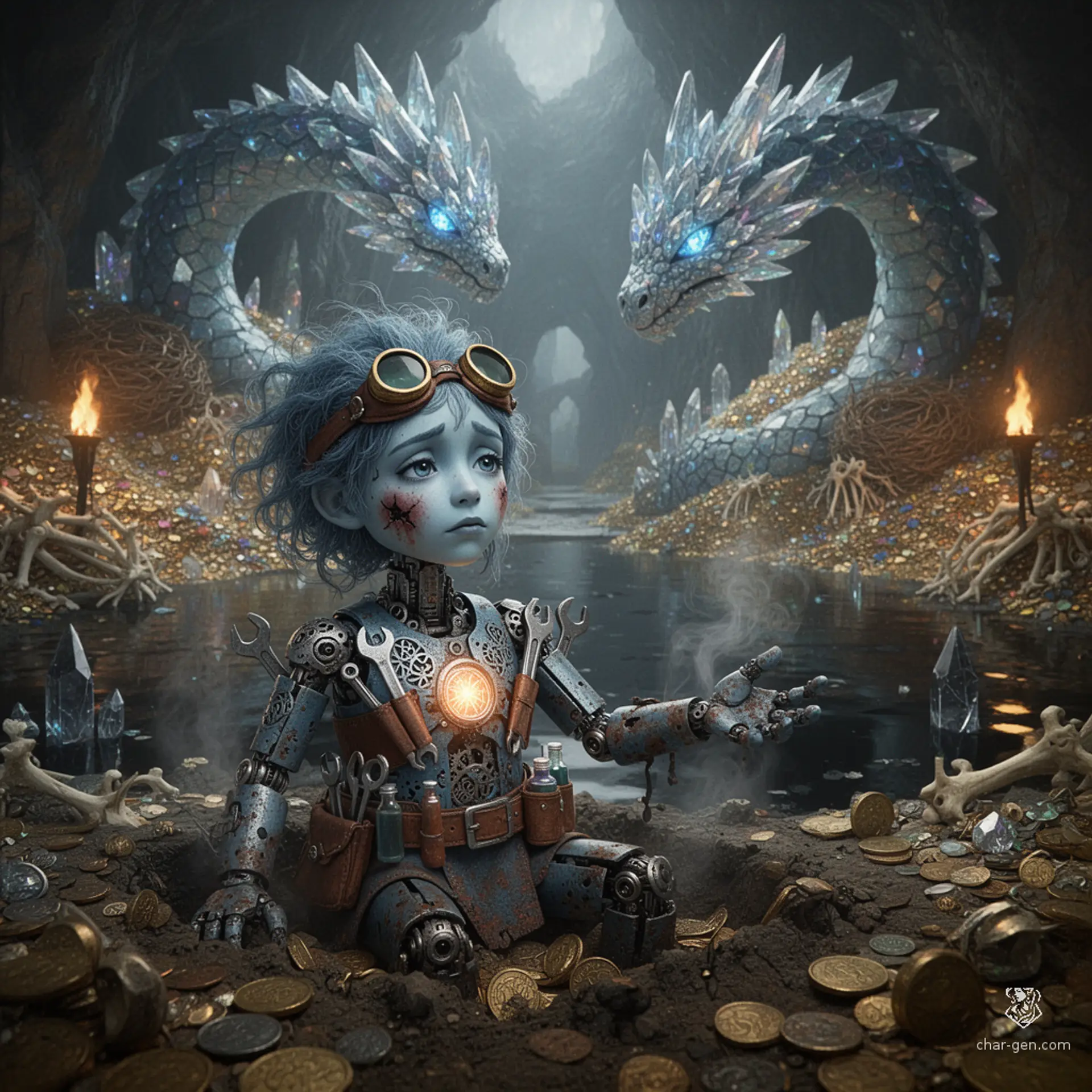 **Dragon’s Hoard, Autognome’s View** | Fantasy Art Competition | CharGen