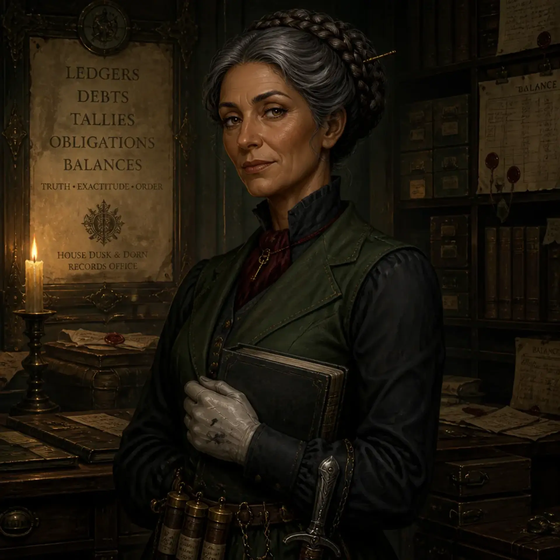 Katalin Sorell - AI-generated fantasy NPC