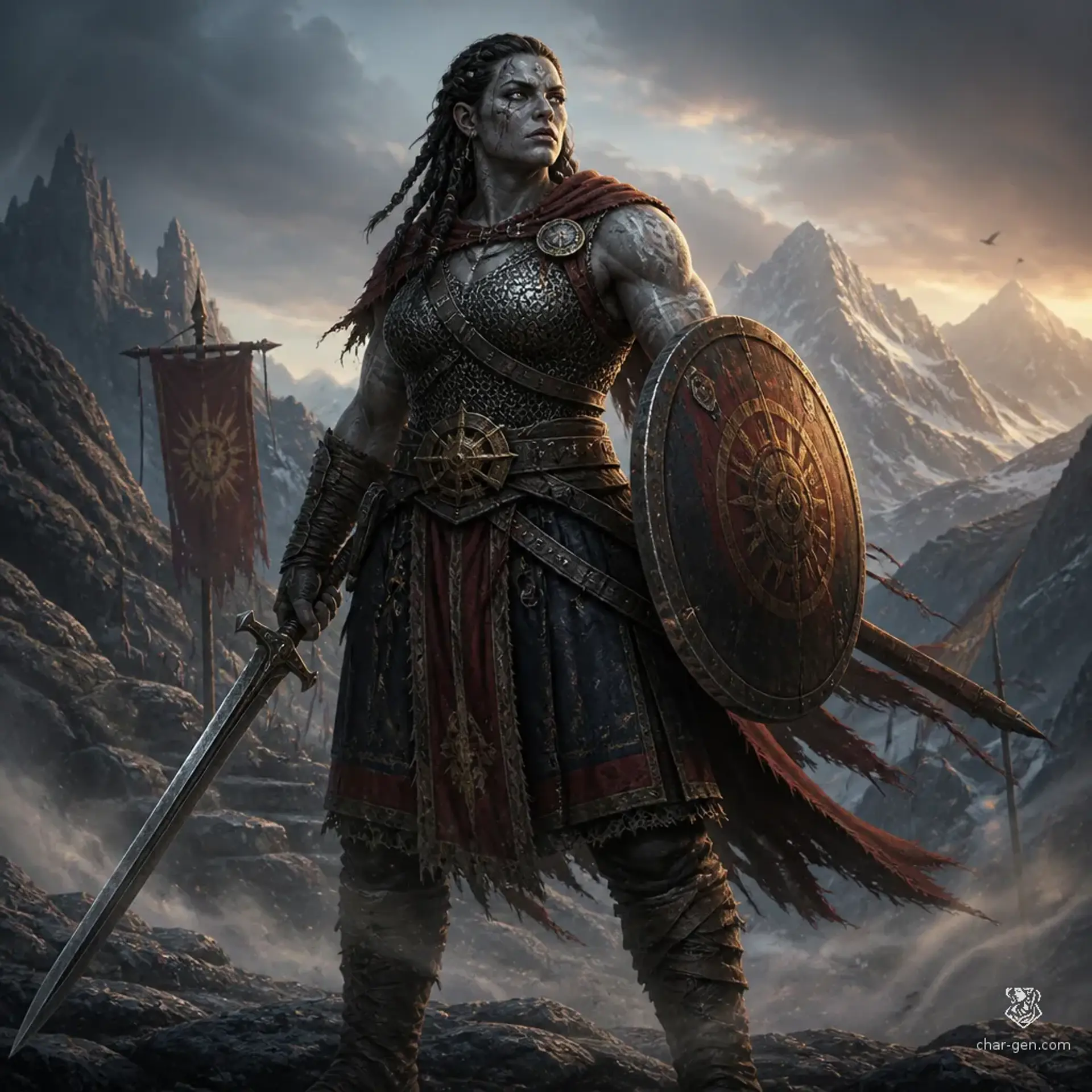 Kagoti Ategbe - AI-generated fantasy Character