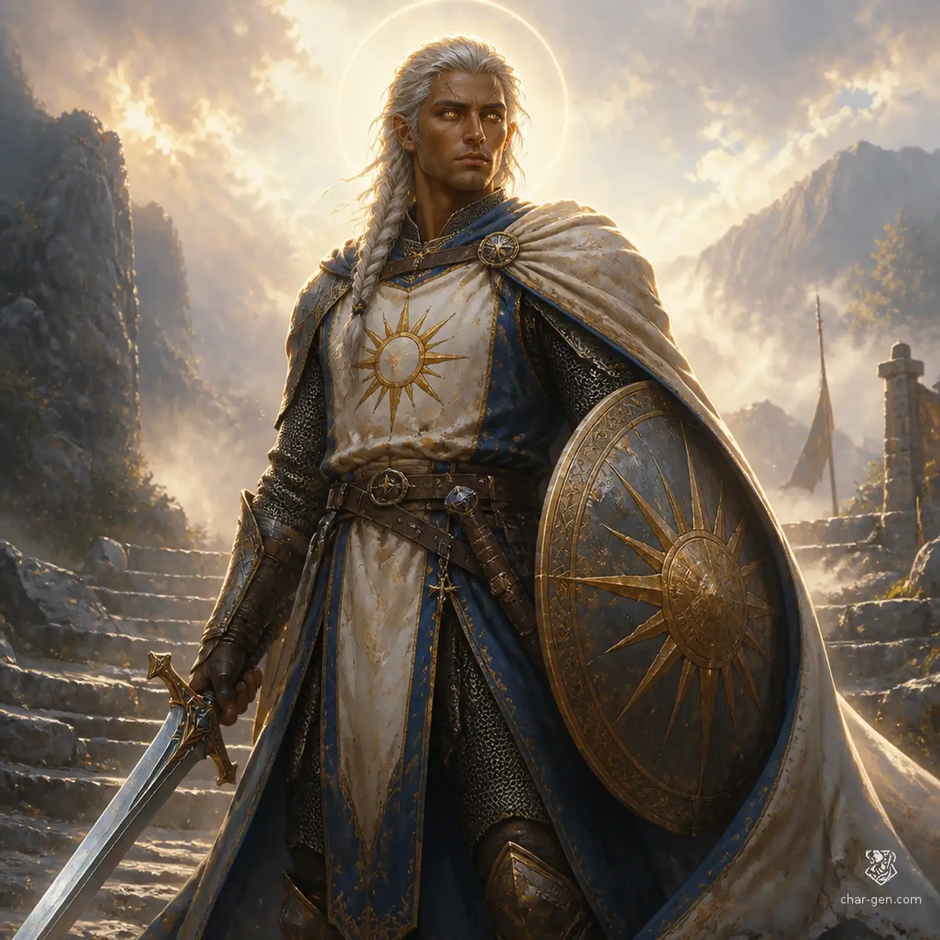 Seraphiel Vale - AI-generated fantasy Character