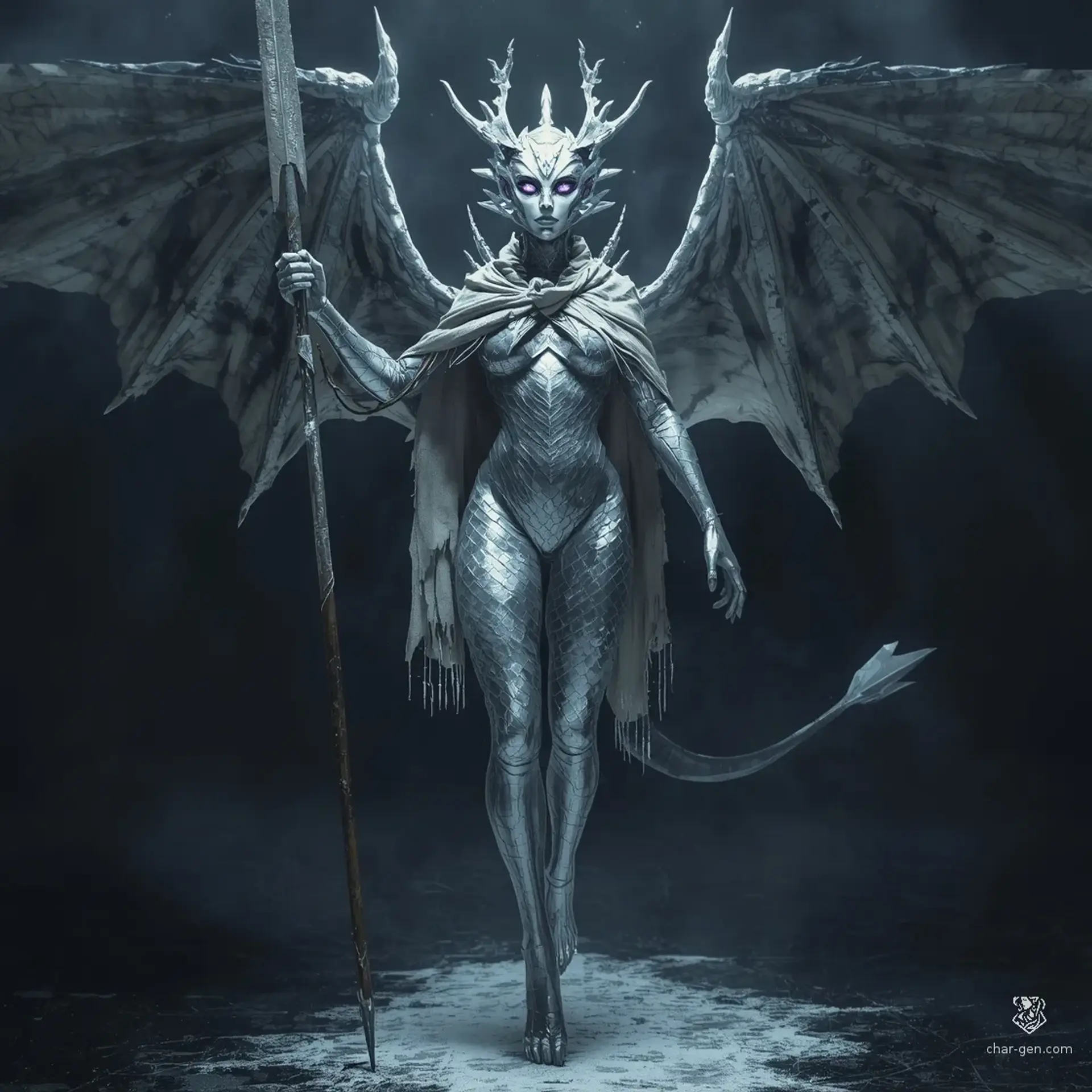 Xaylythra the Scale-Warden - AI-generated fantasy NPC