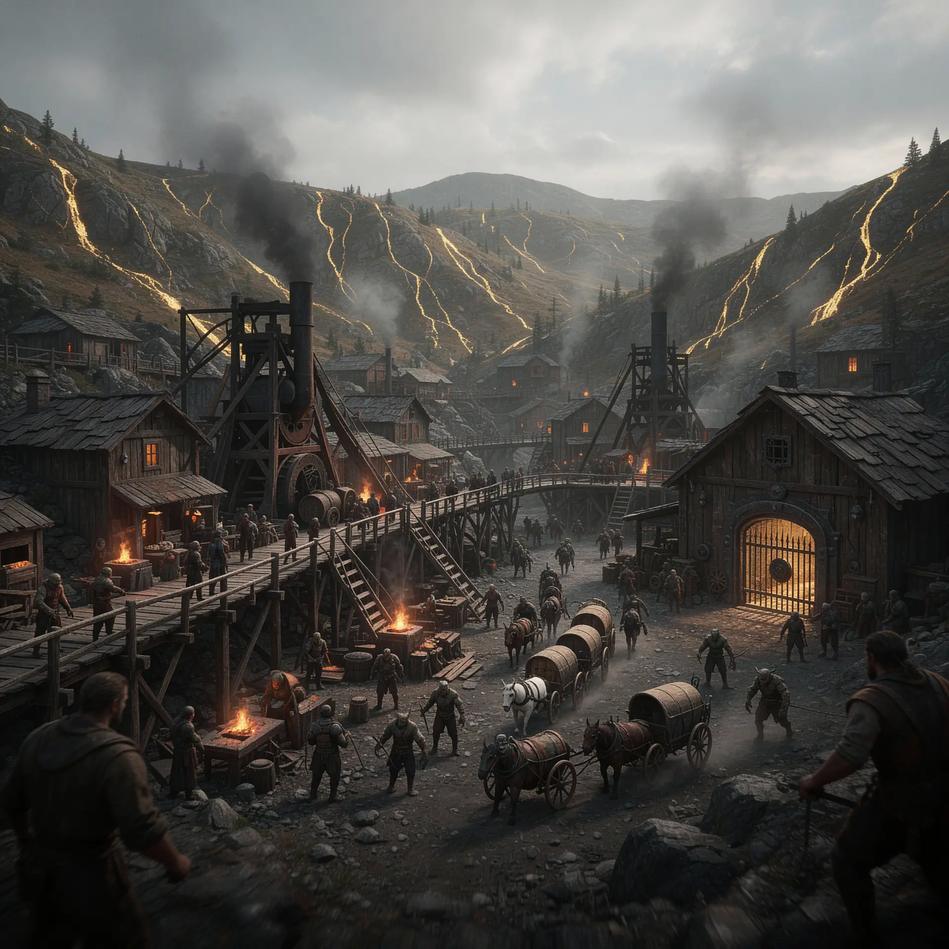 Crodaan - AI-generated fantasy Settlement
