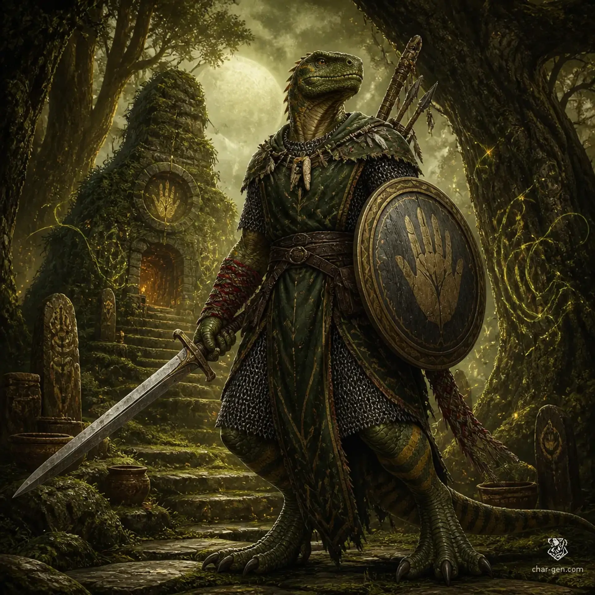Saq - AI-generated fantasy Character