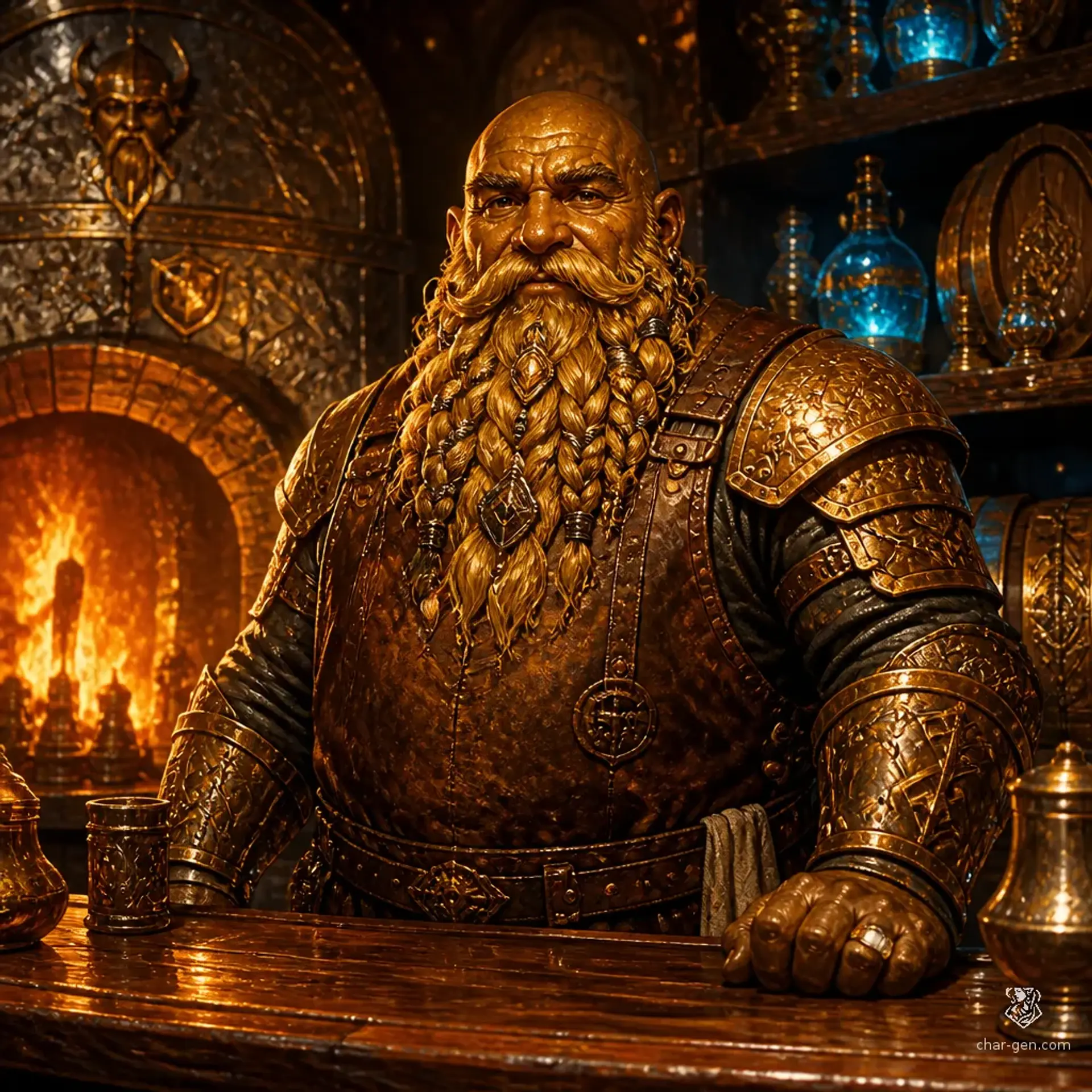 The Gilded Ember - AI-generated fantasy Tavern
