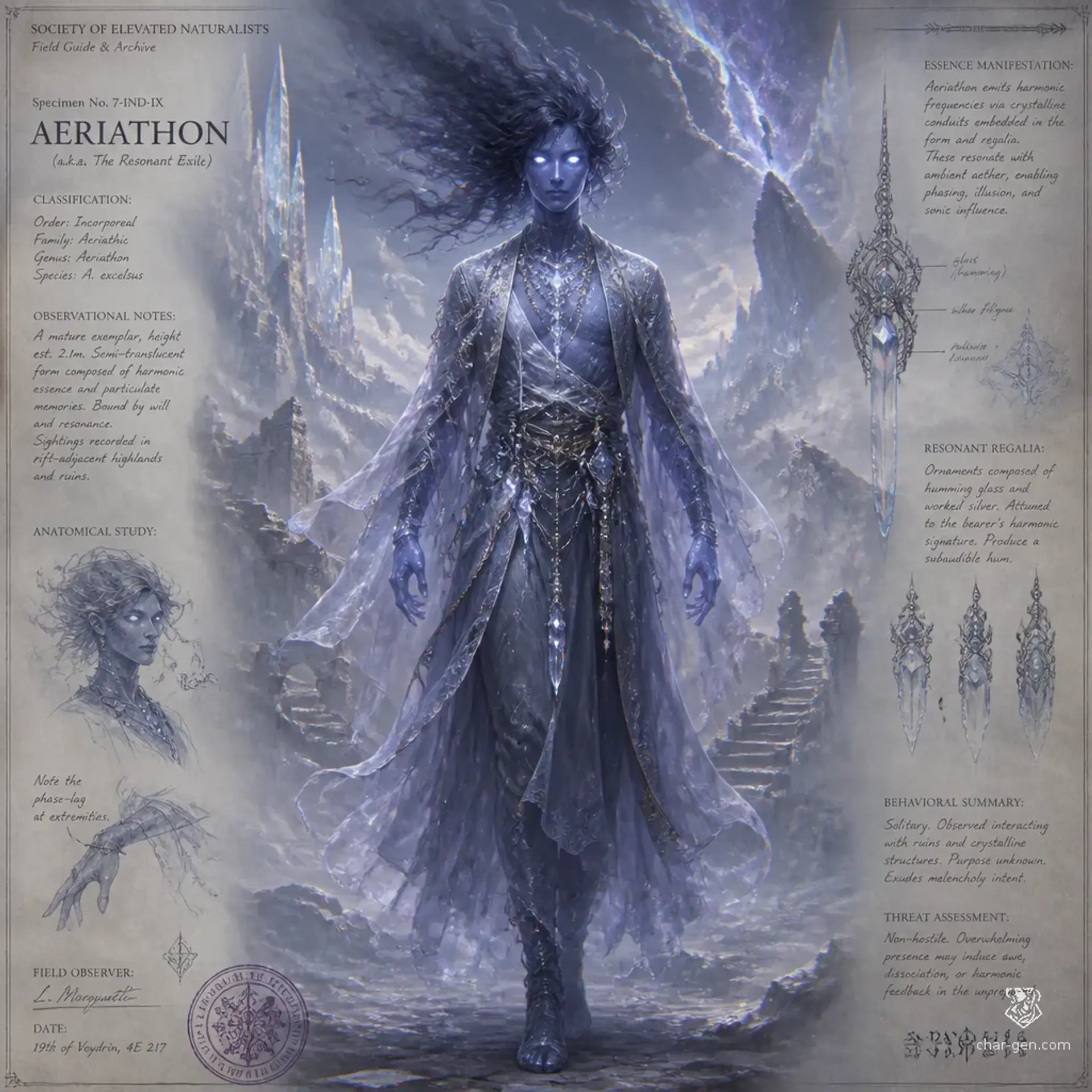 Echo - AI-generated fantasy Species