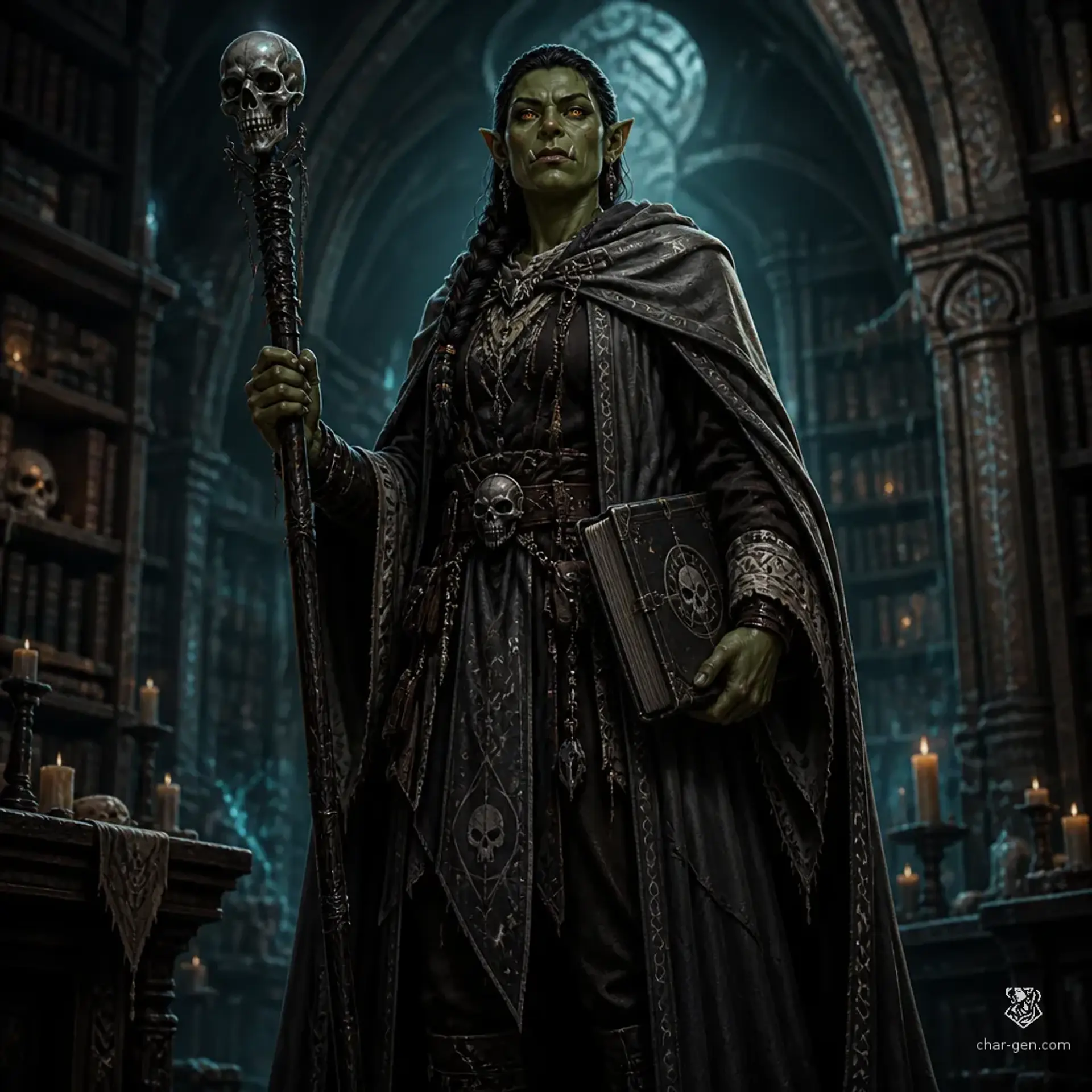 Marigold Skullcleaver - AI-generated fantasy Character