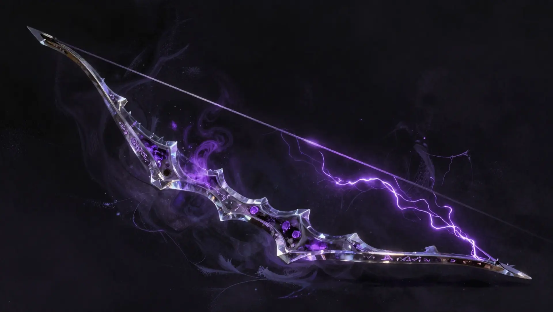 The Void-Stitcher Longbow | Fantasy Magic Item Generated by CharGen