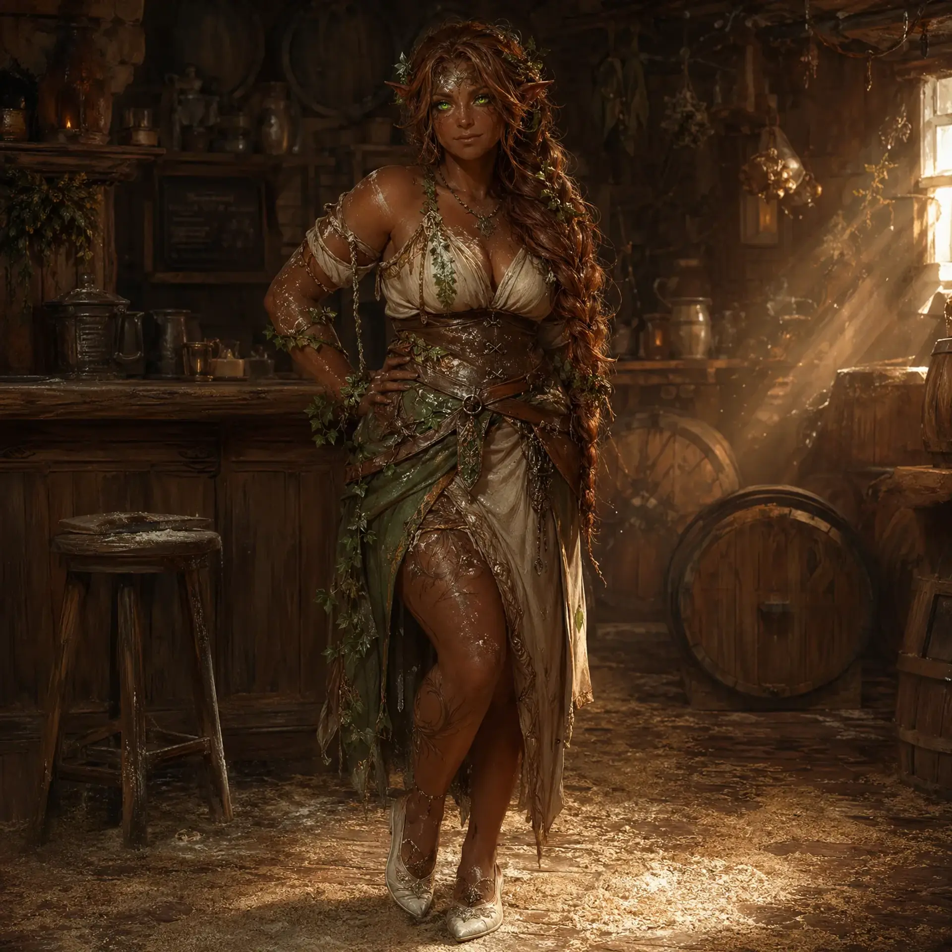 Elara Moonwhisper - AI-generated fantasy NPC