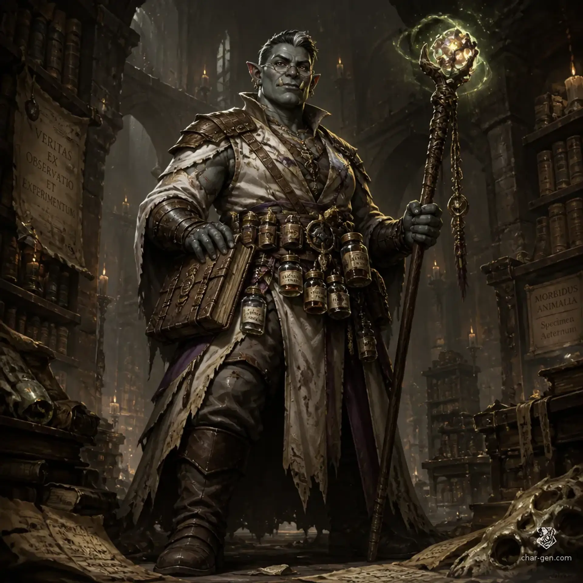 Goldie Skullcrusher - AI-generated fantasy Character