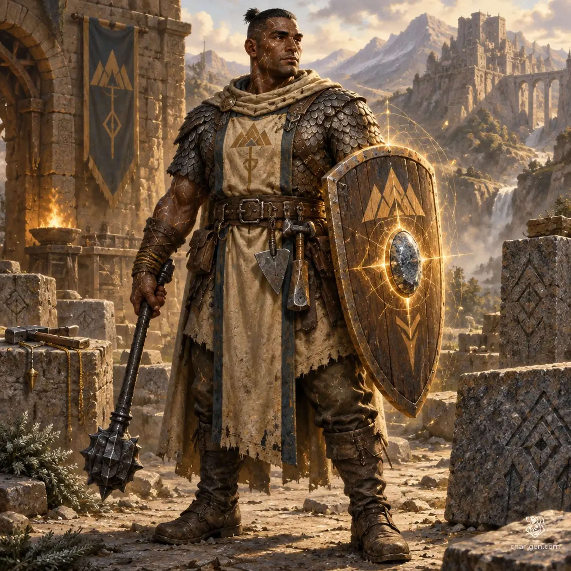 Kantuq Yupan - AI-generated fantasy Character