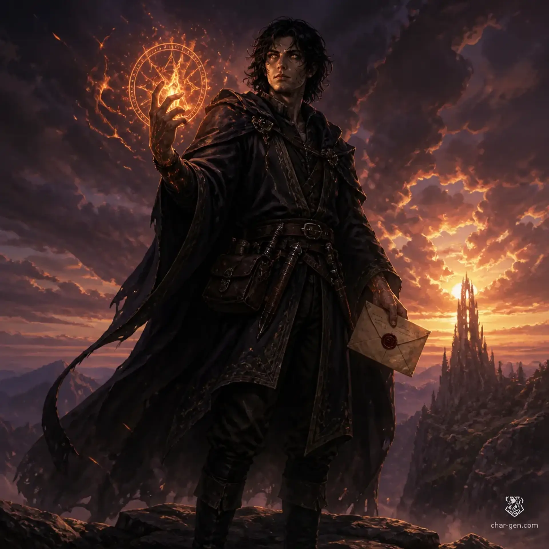 Magnus - AI-generated fantasy Character