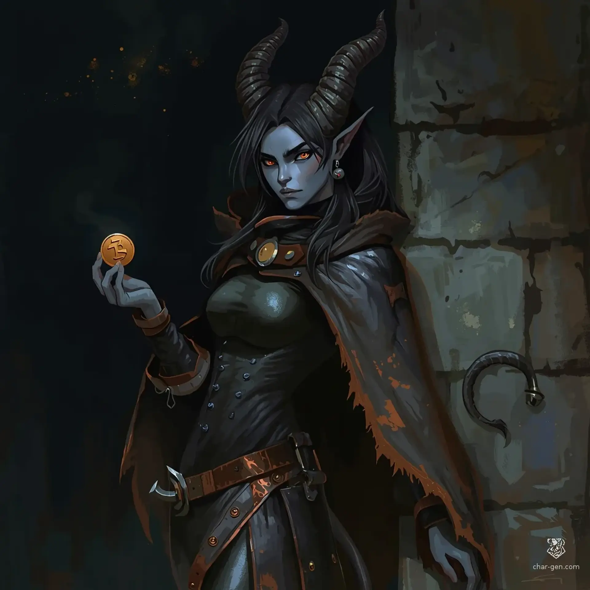 Kallista Vesper - AI-generated fantasy NPC