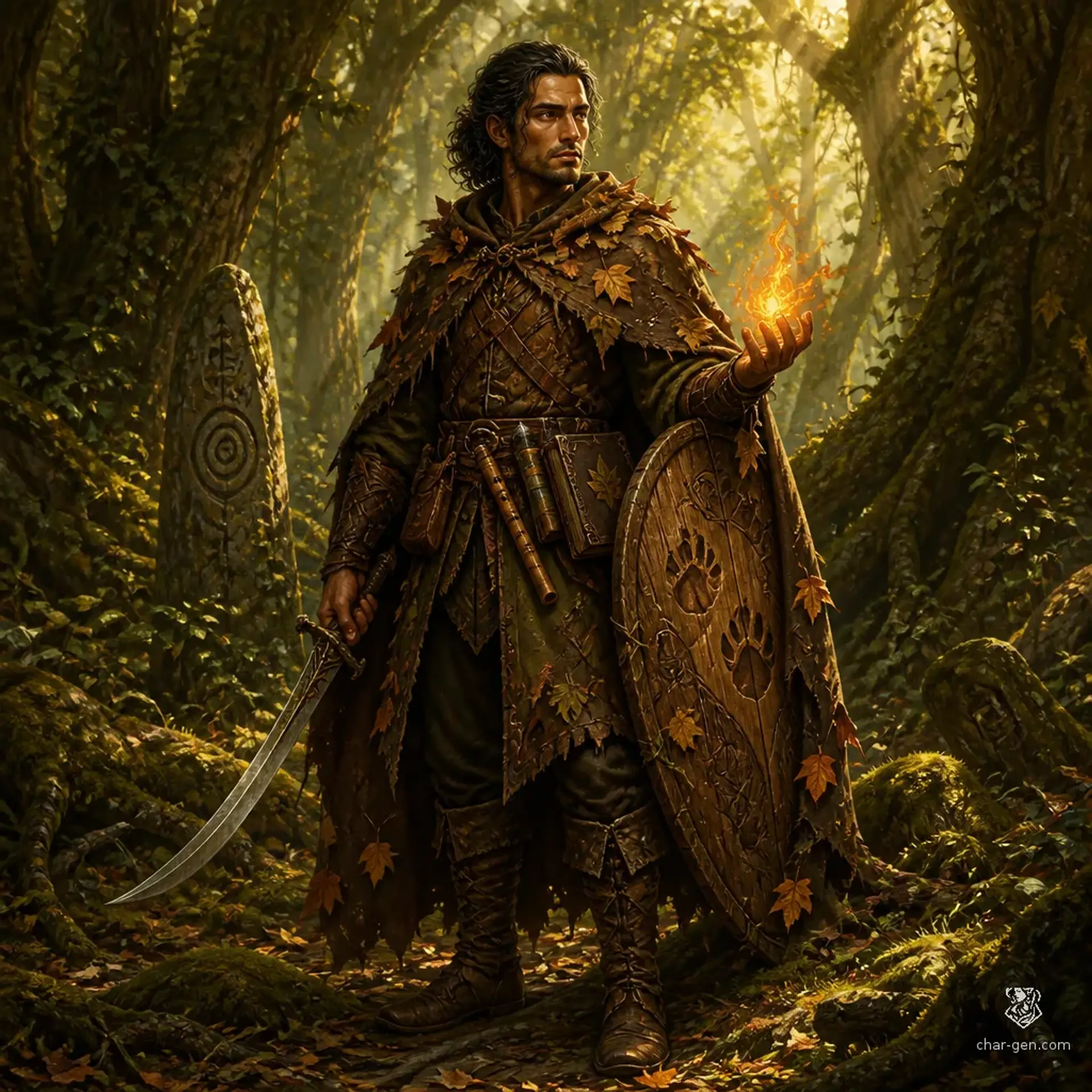 Edrin Vale - AI-generated fantasy Character