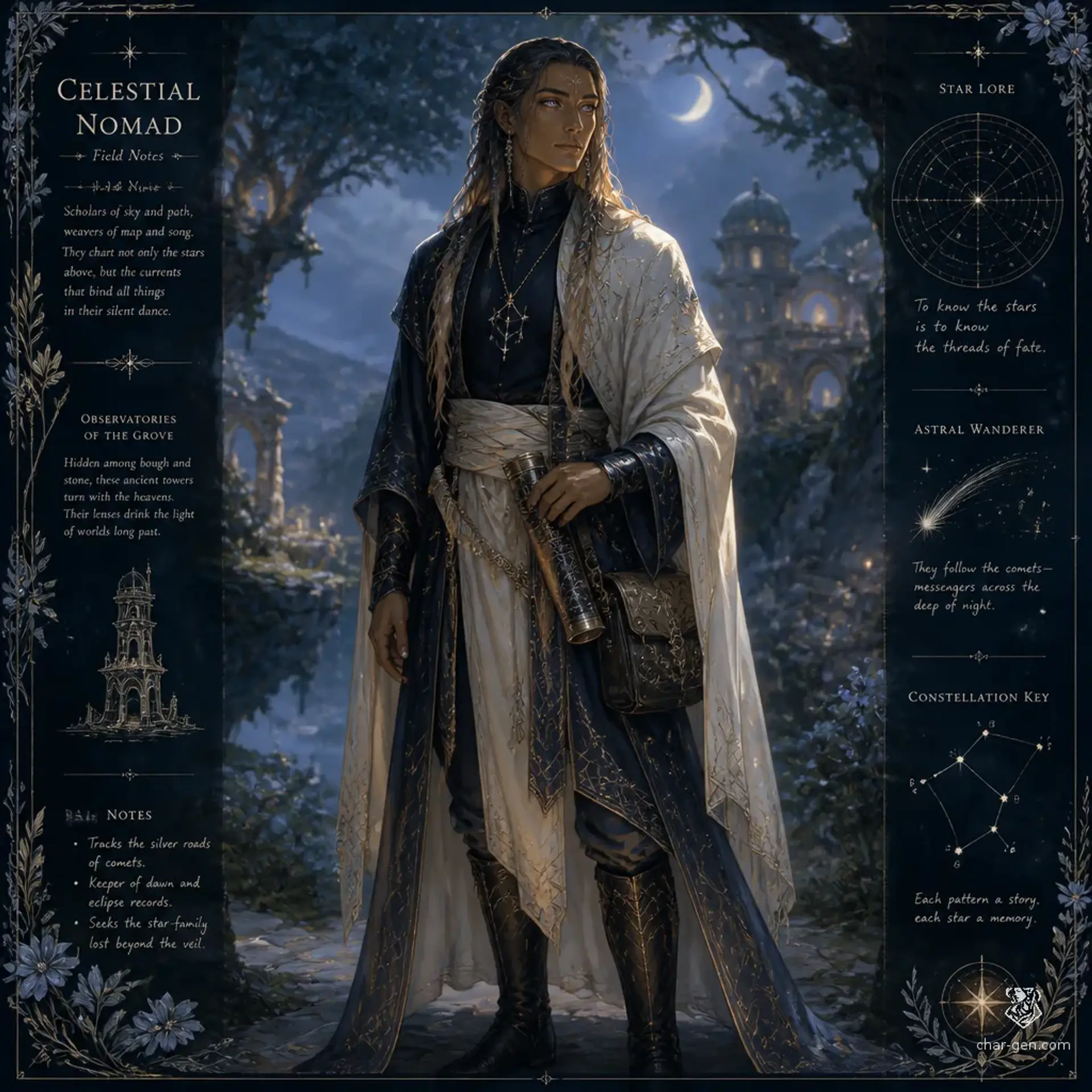 Starfall Aelves - AI-generated fantasy Species