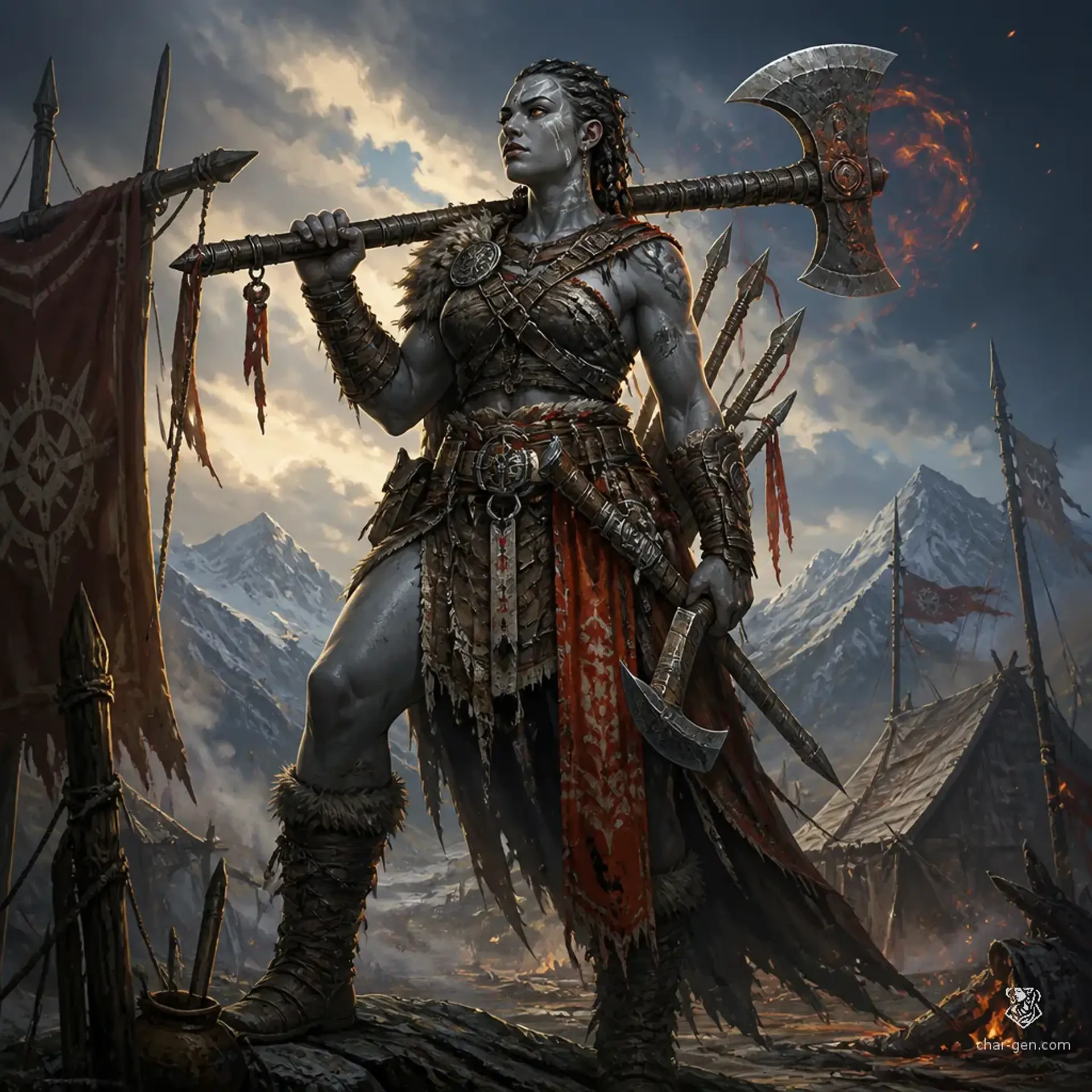 Deborah - AI-generated fantasy Character