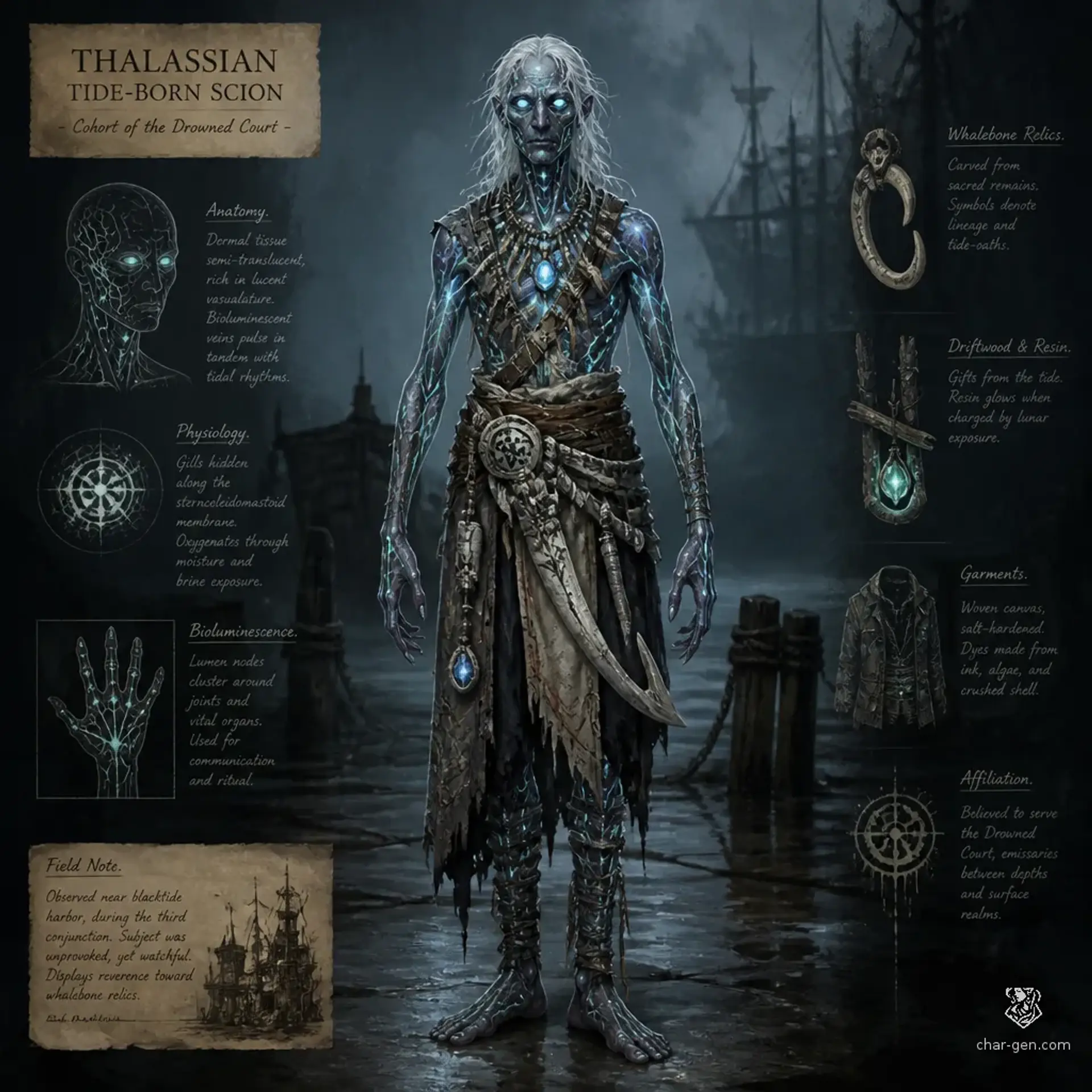 Lume-Gast - AI-generated fantasy Species