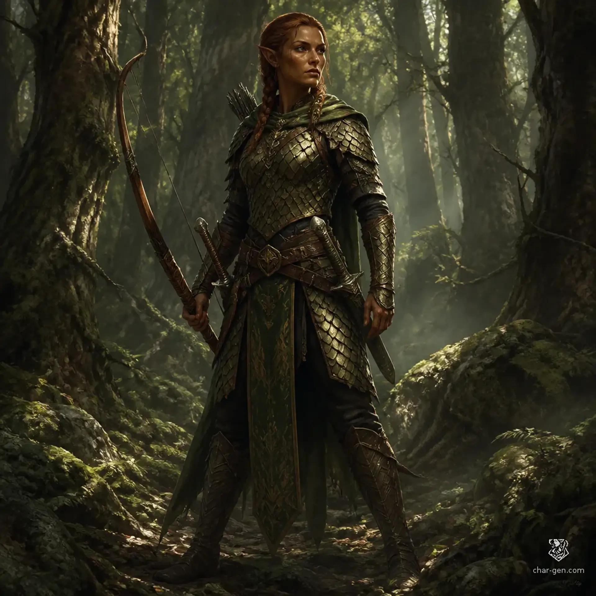 elflina - AI-generated fantasy Character