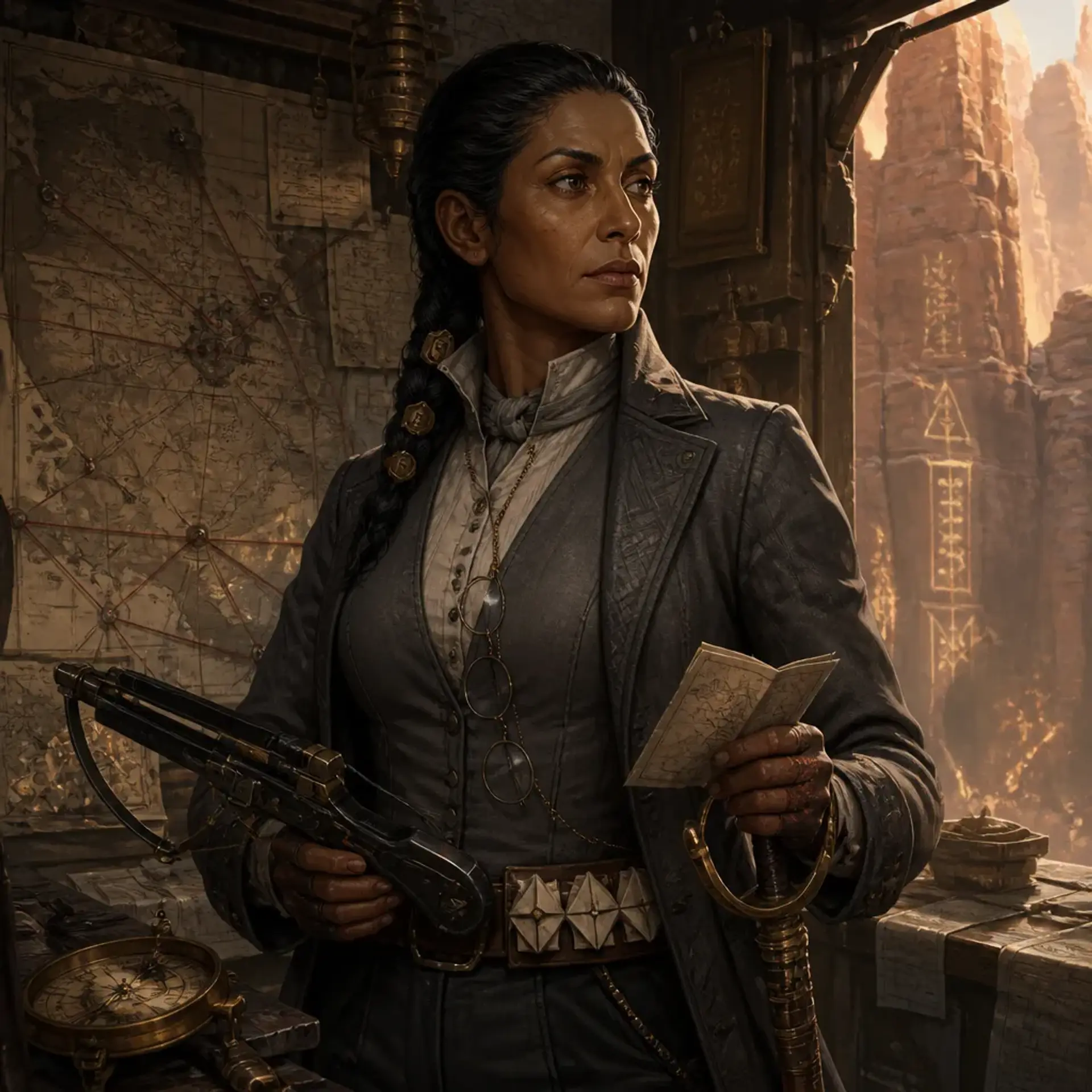 Sylra Vane - AI-generated fantasy NPC