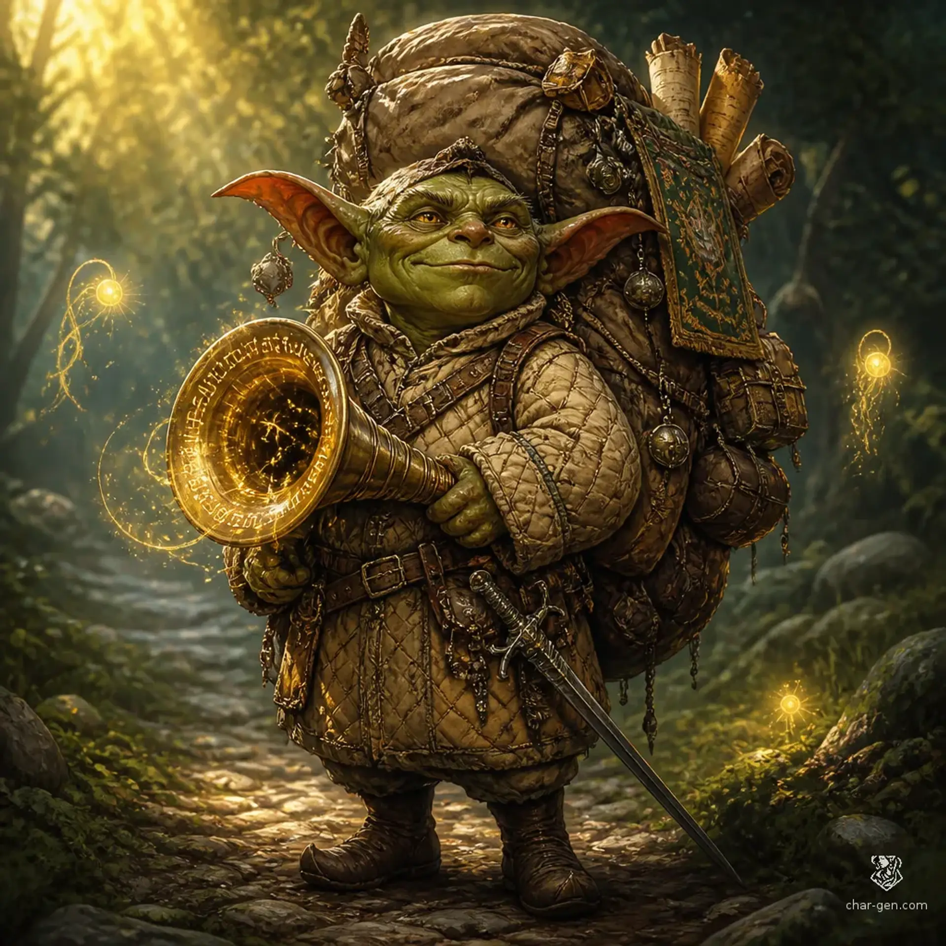 Razzle Thistleknot - AI-generated fantasy Character