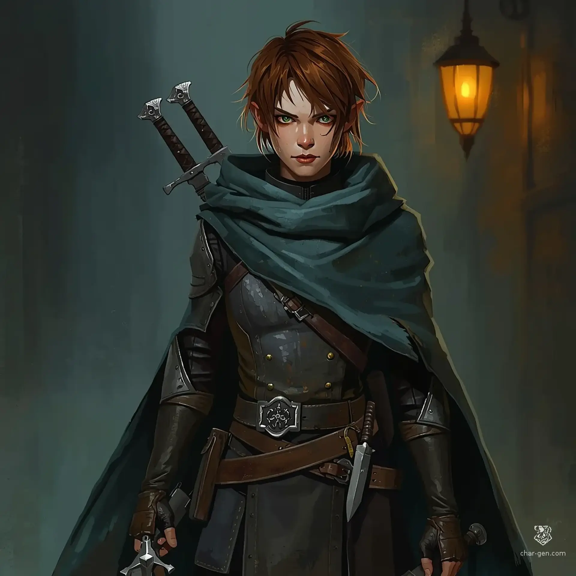 Milo Quickstep Tealeaf - AI-generated fantasy Character