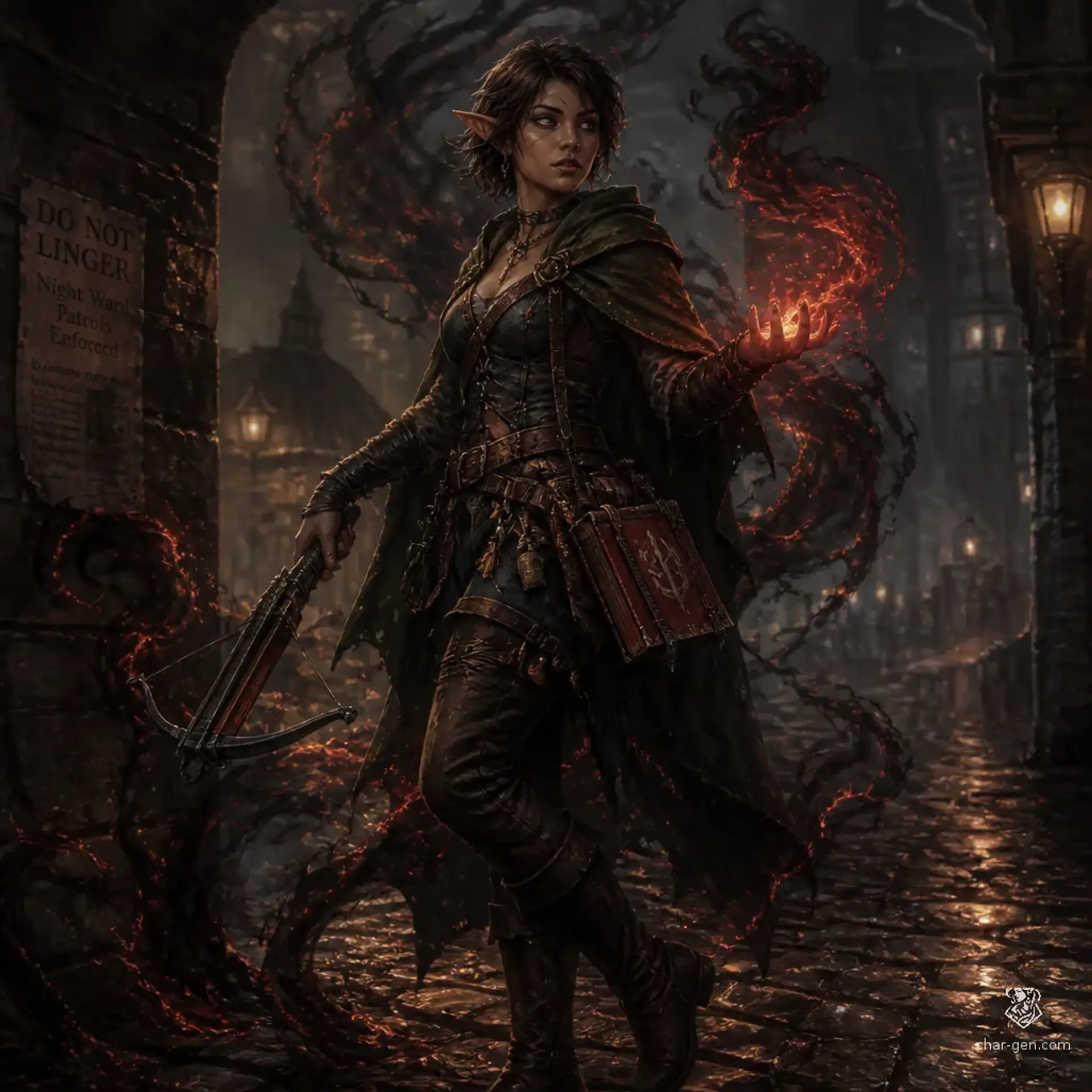 Mirela Durov - AI-generated fantasy Character